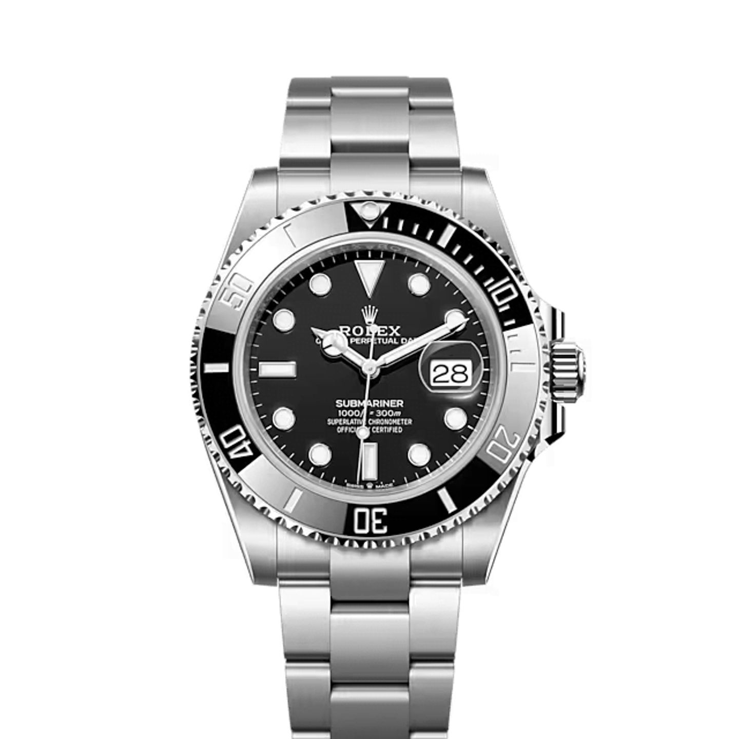 Rolex Submariner Date 126610LN (2024) - Zwart wijzerplaat 41mm Staal (1/5)