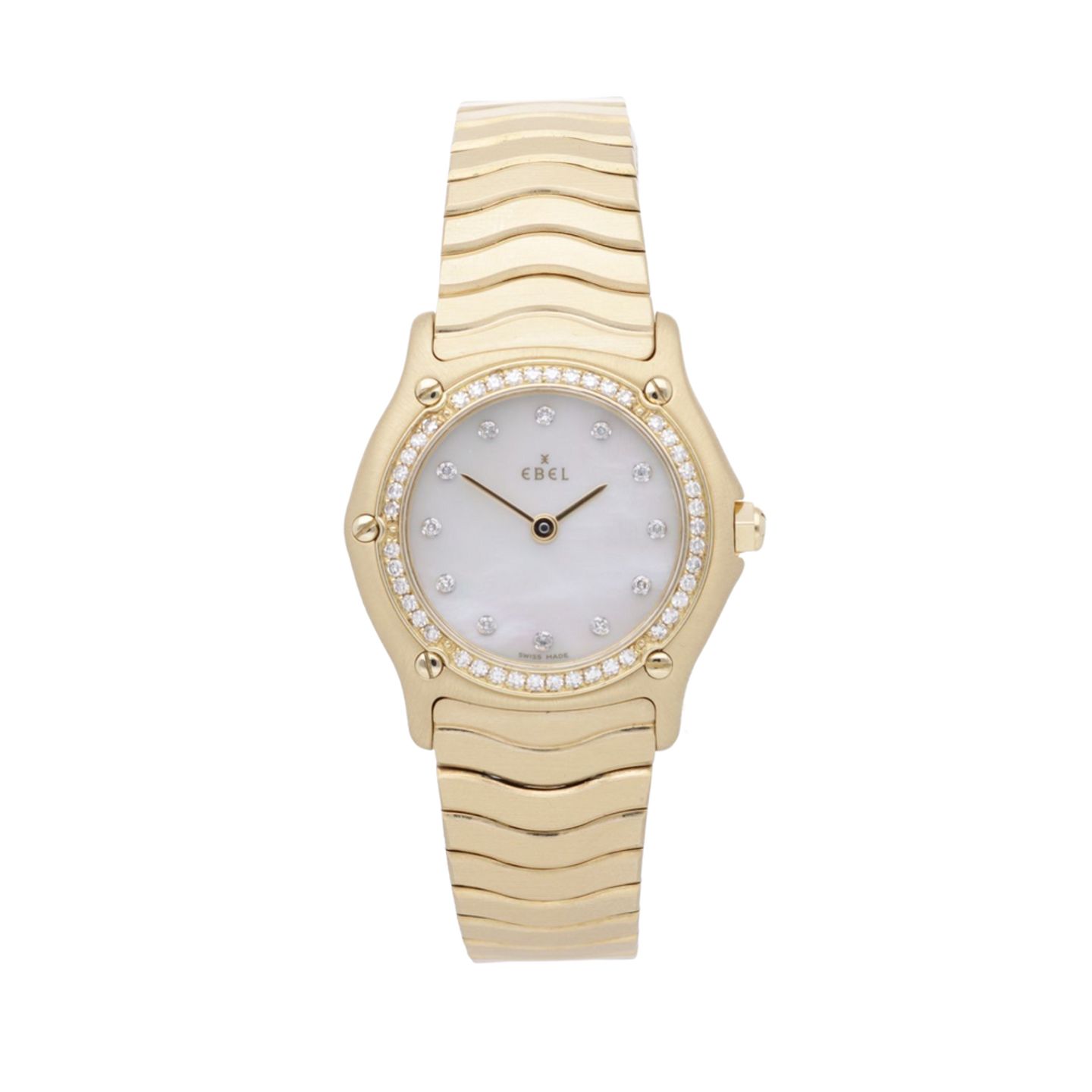 Ebel Sport 1216392 (Unknown (random serial)) - Pearl dial 30 mm Yellow Gold case (1/7)