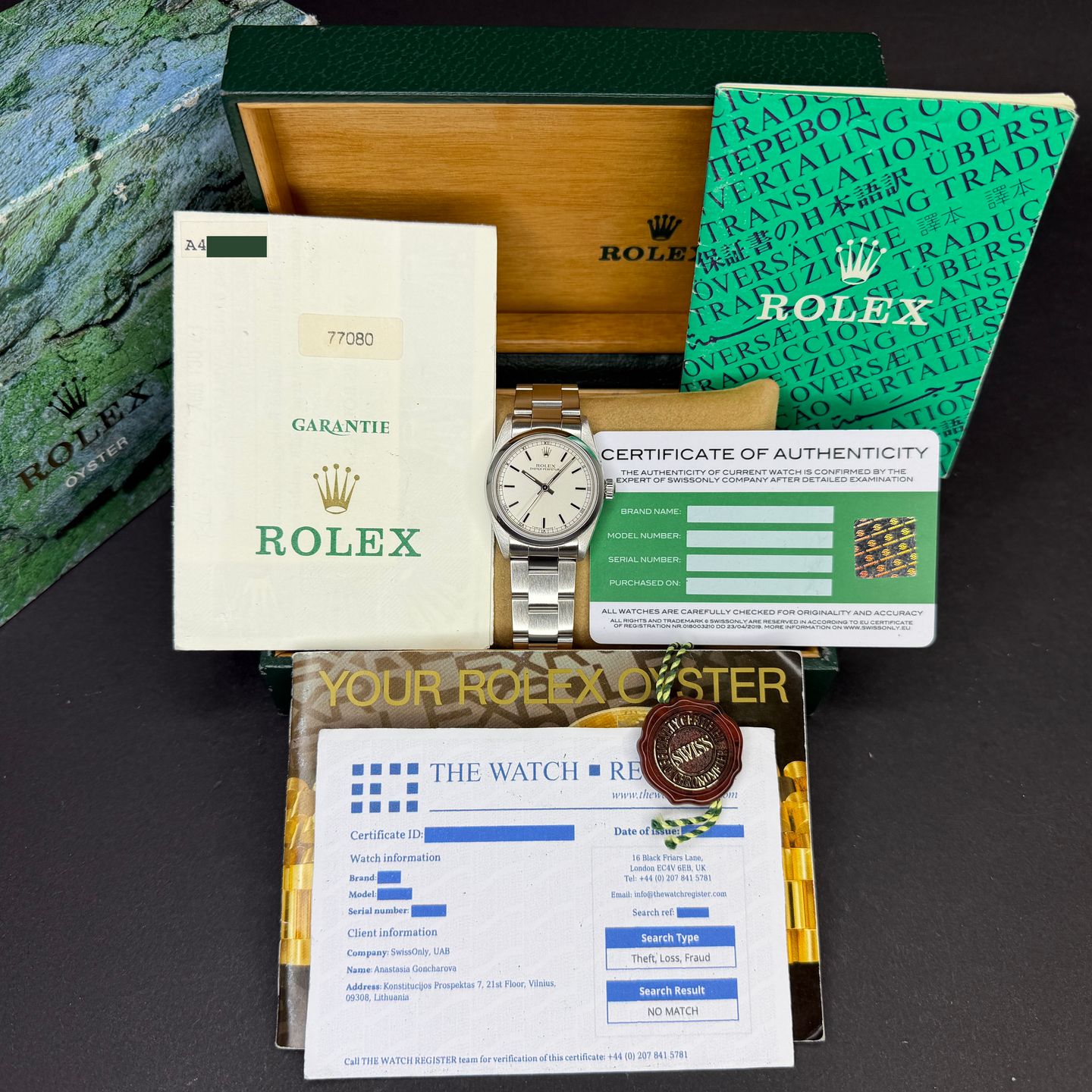 Rolex Oyster Perpetual 31 77080 (1999) - Silver dial 31 mm Steel case (3/8)