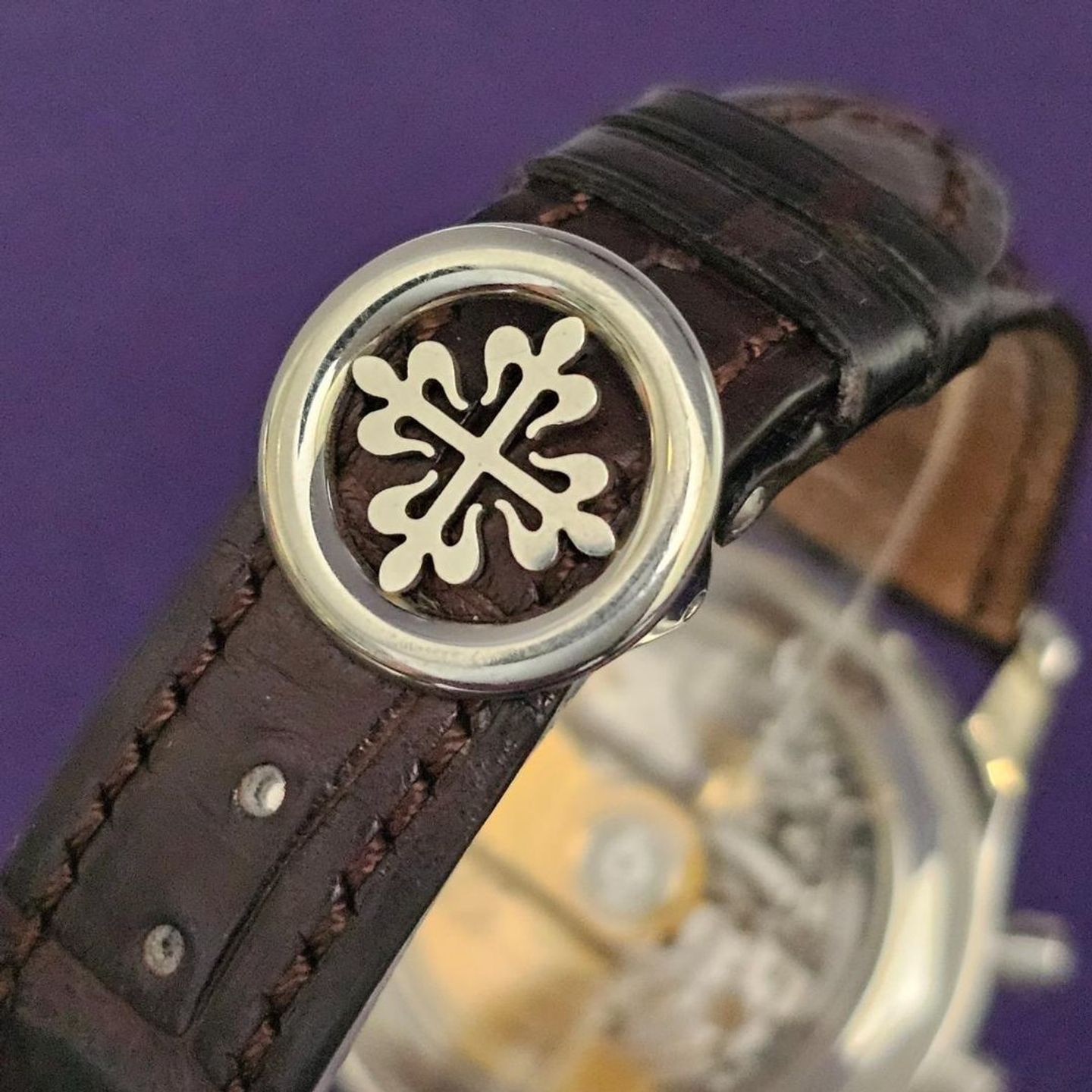 Patek Philippe Annual Calendar Chronograph 5960P-001 (2006) - Grijs wijzerplaat 41mm Platina (4/4)