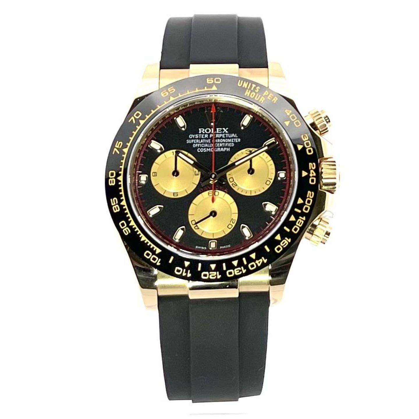 Rolex Daytona 116518LN (2020) - Black dial 40 mm Yellow Gold case (2/8)