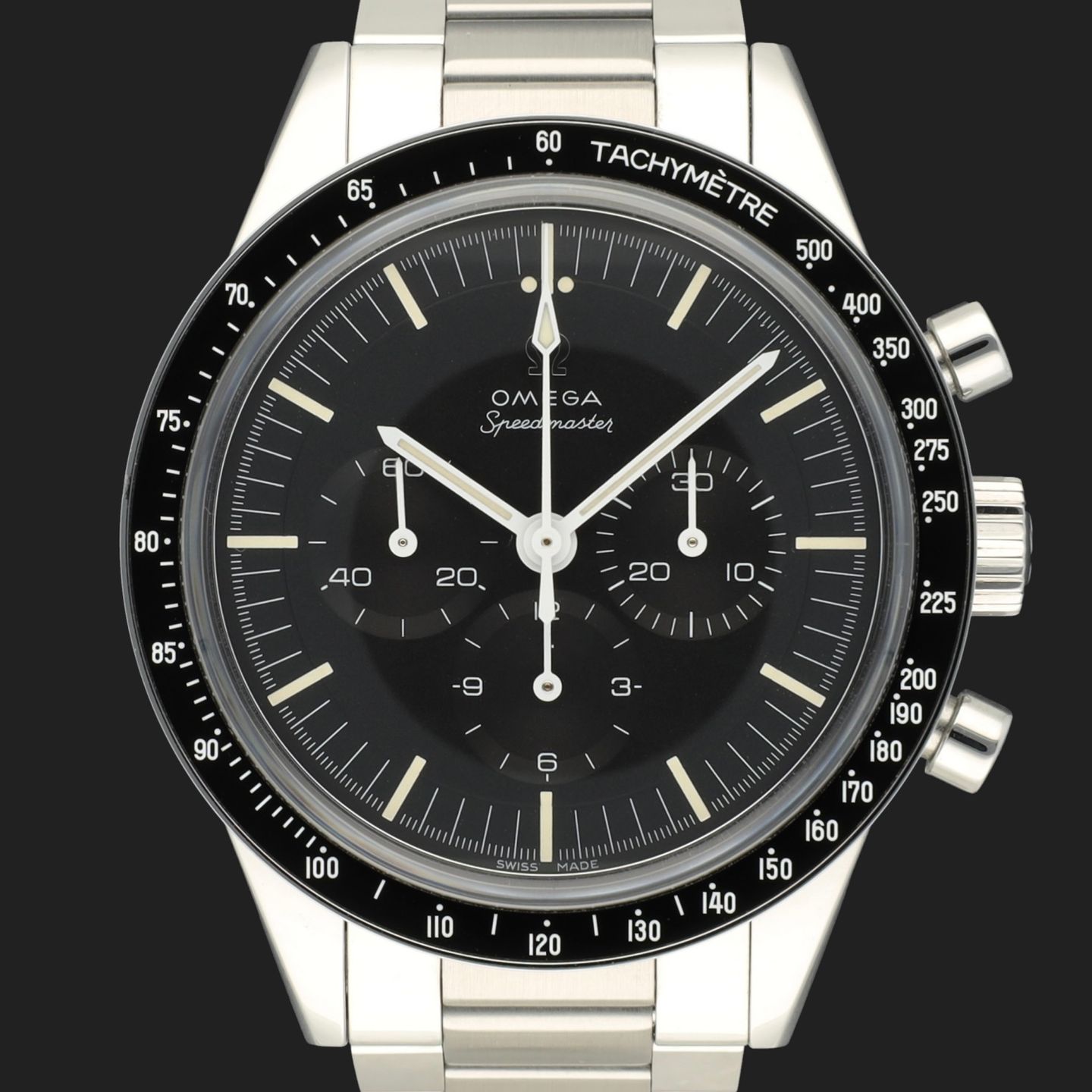 Omega Speedmaster Professional Moonwatch 311.30.40.30.01.001 (2023) - Black dial 40 mm Steel case (3/8)