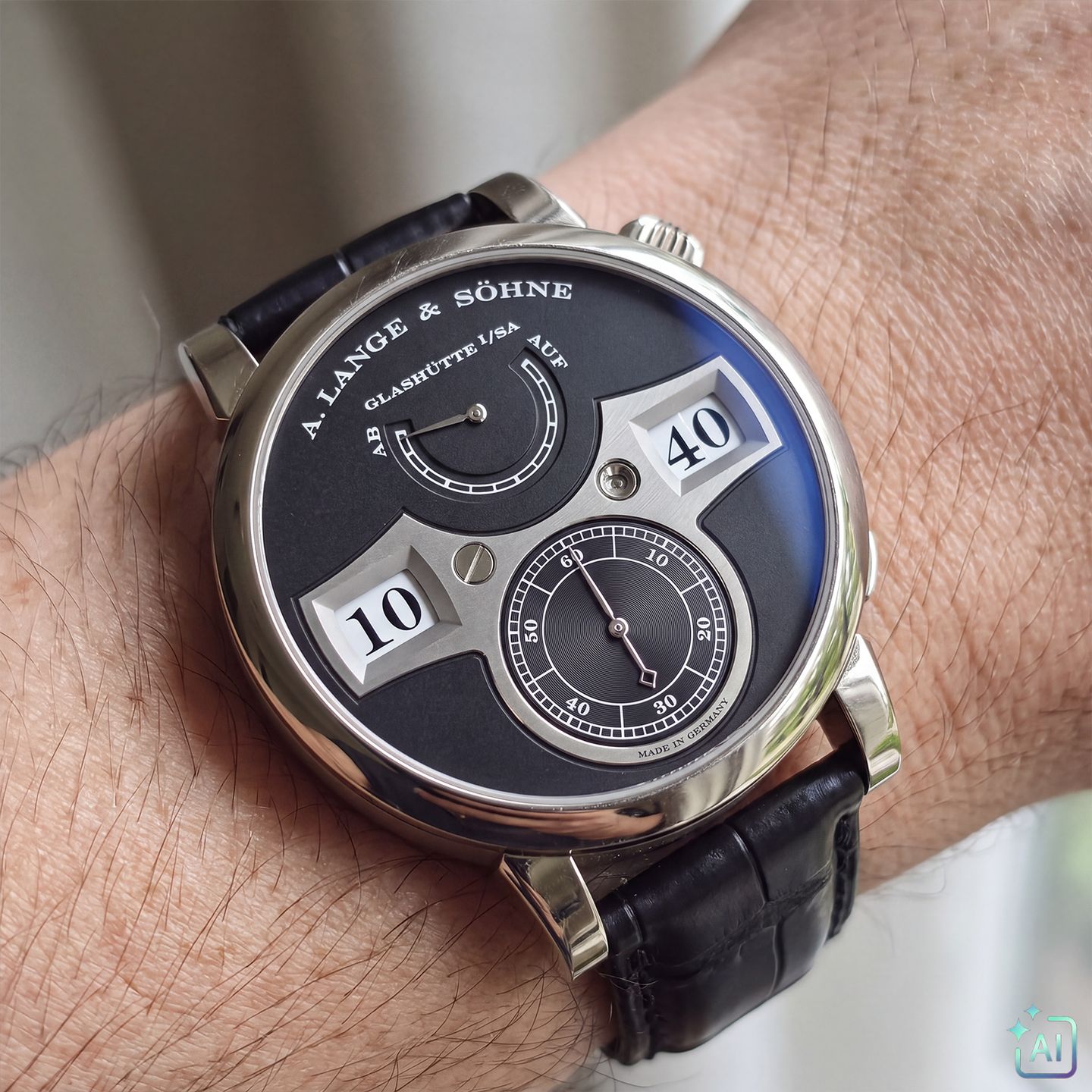 A. Lange & Söhne Zeitwerk 140.029 (2015) - 42mm Witgoud (4/5)