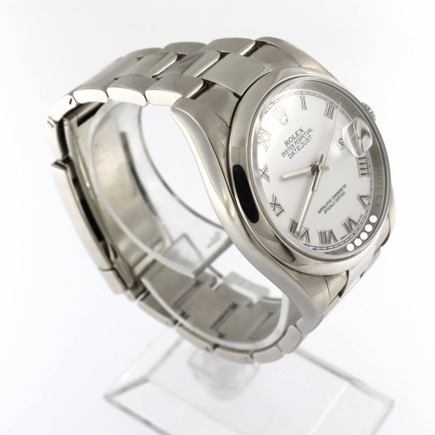 Rolex Datejust 36 116200 (2012) - White dial 36 mm Steel case (3/6)