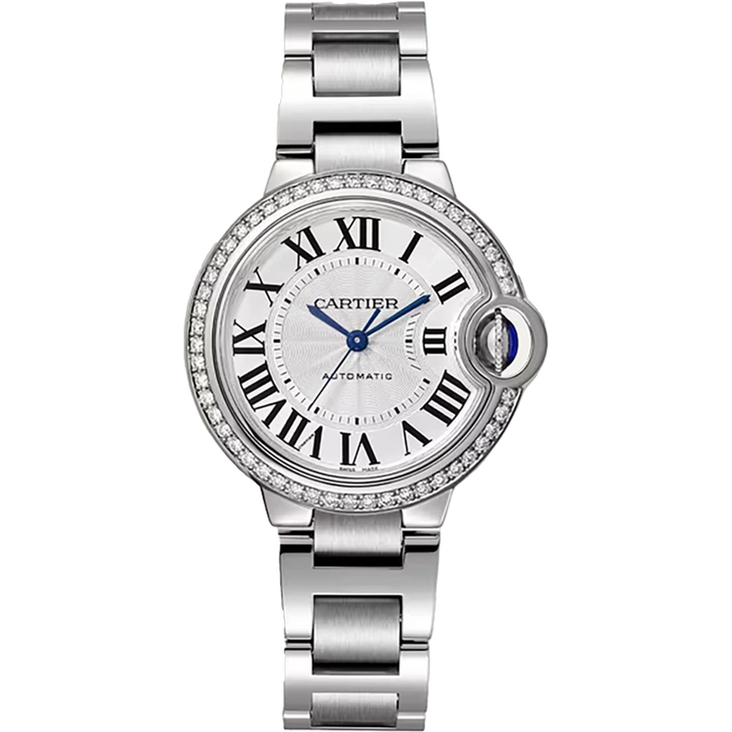 Cartier Ballon Bleu 33mm W4BB0023 (2025) - Zilver wijzerplaat 33mm Staal (1/1)