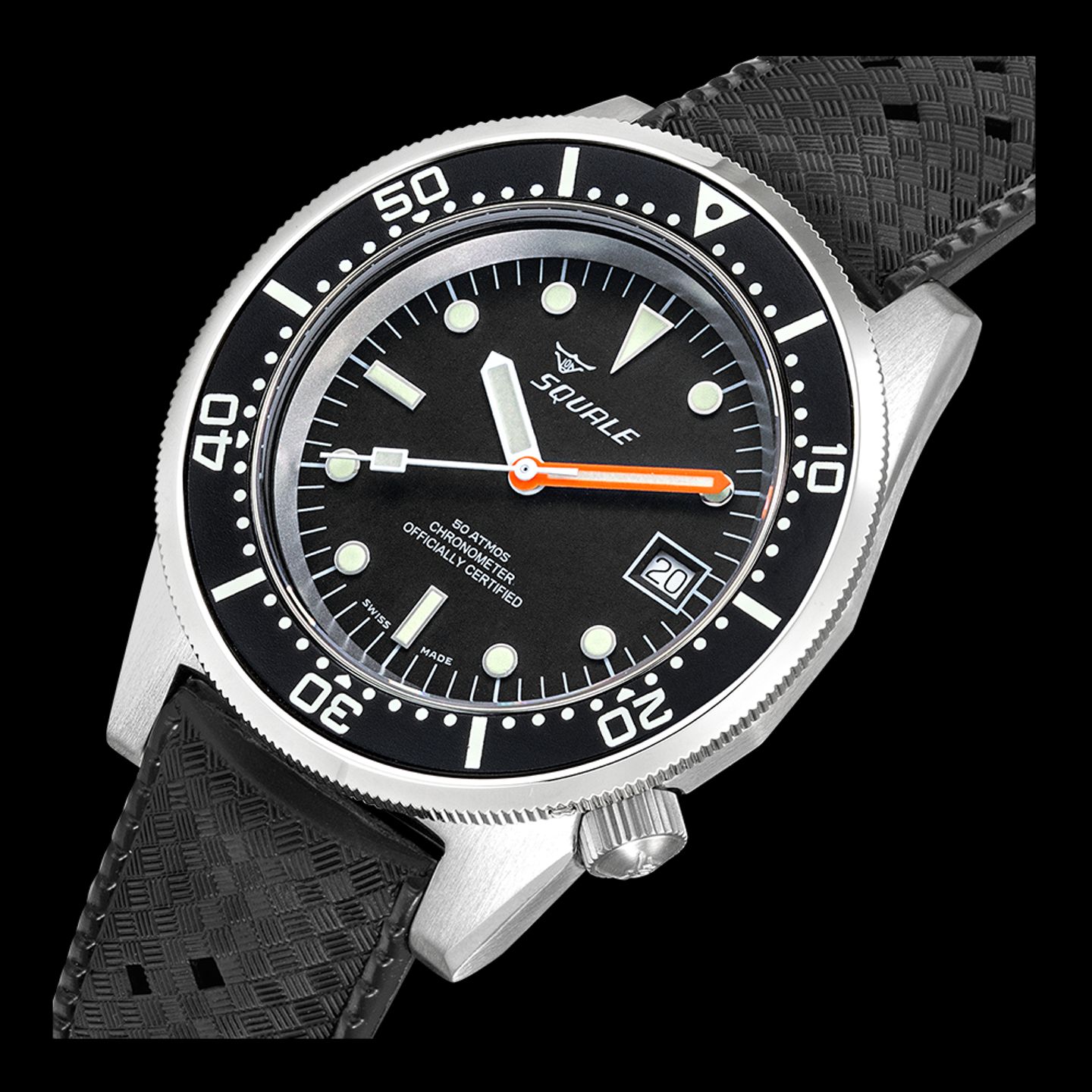 Squale 1521 1521 Classic COSC (2024) - Black dial 42 mm Steel case (2/6)
