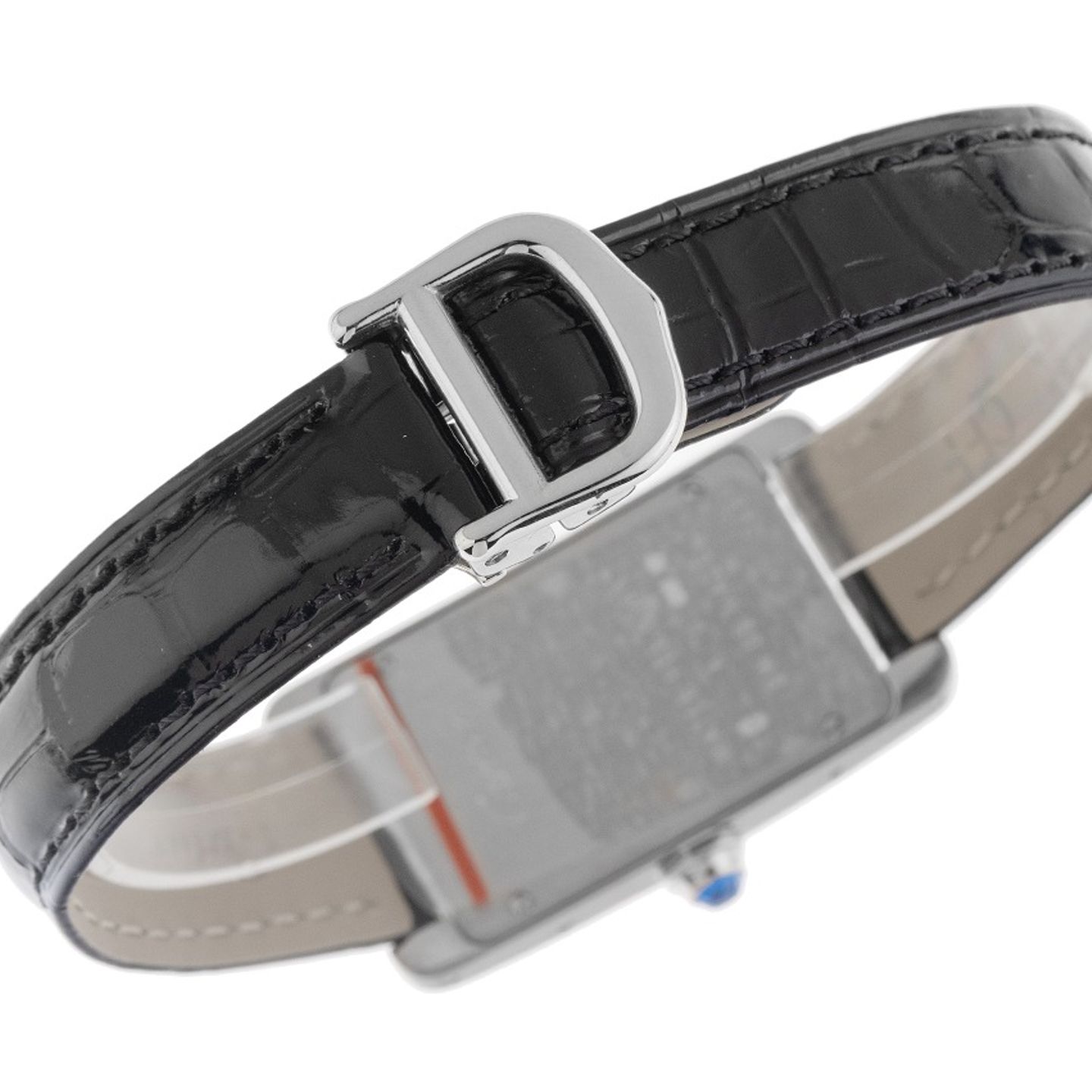 Cartier Tank Américaine 2489 (2002) - Wit wijzerplaat 19mm Witgoud (7/8)