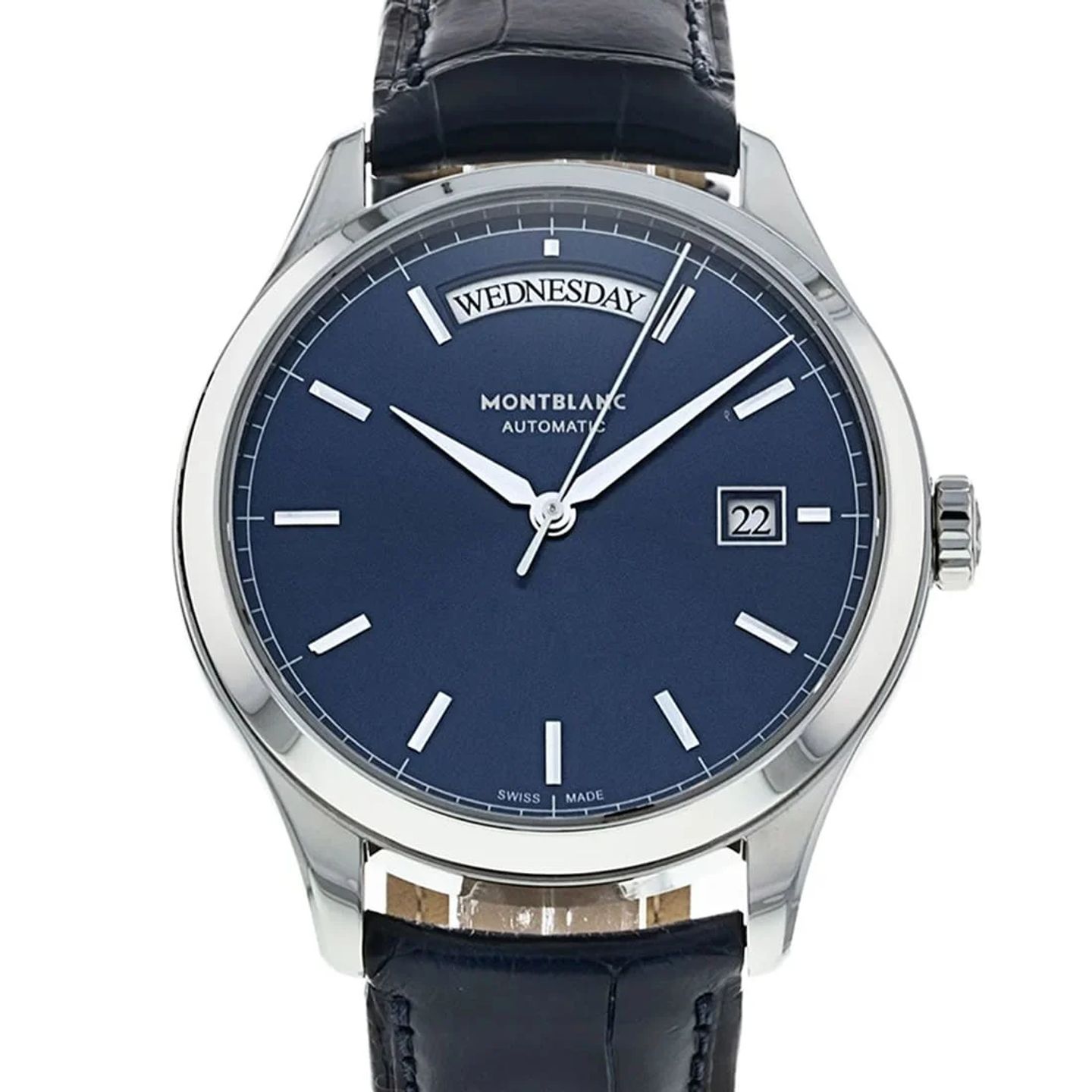 Montblanc Heritage Chronométrie 118225 (2024) - Blauw wijzerplaat 38mm Staal (2/3)