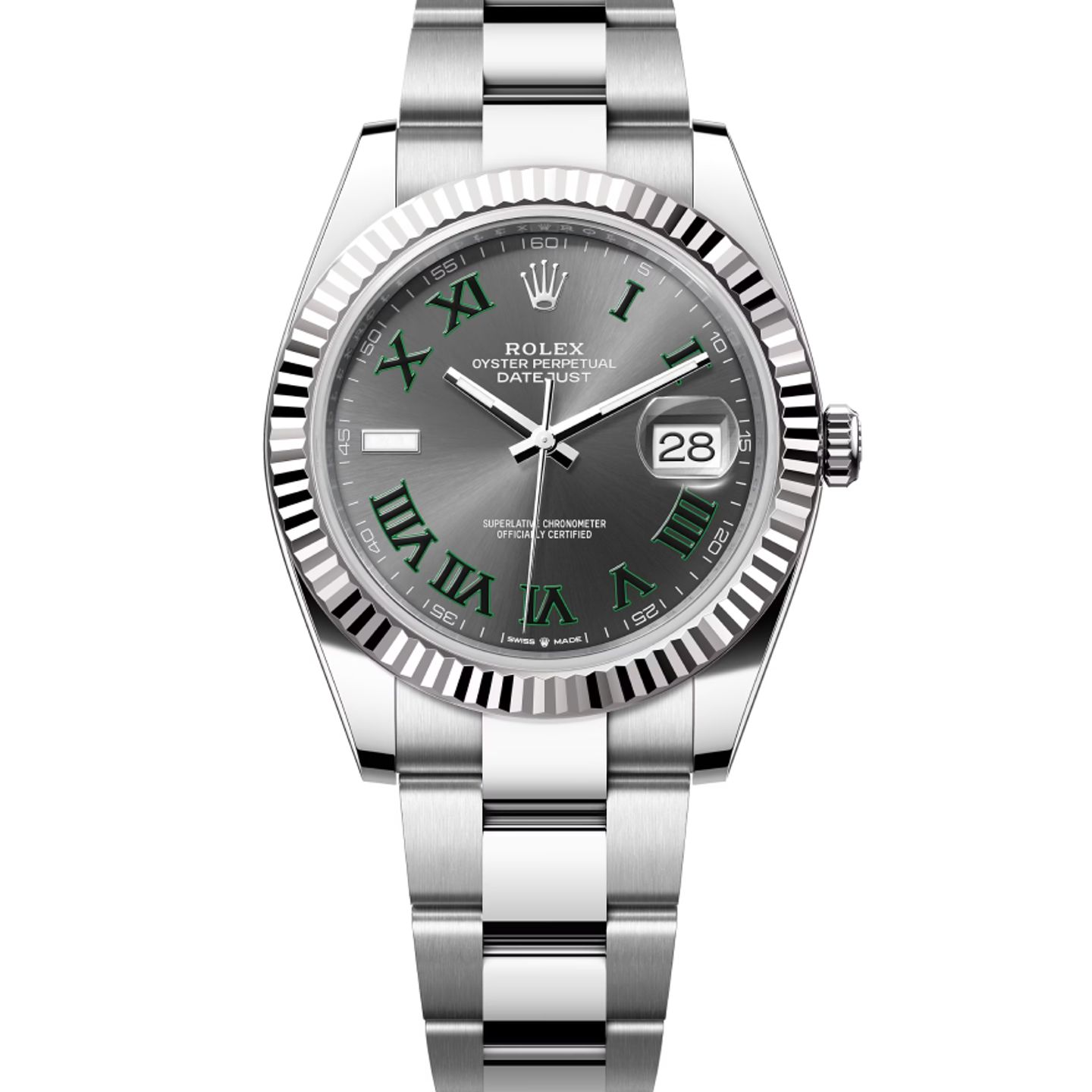 Rolex Datejust 41 126334 (Onbekend (willekeurig serienummer)) - Grijs wijzerplaat 41mm Staal (3/8)