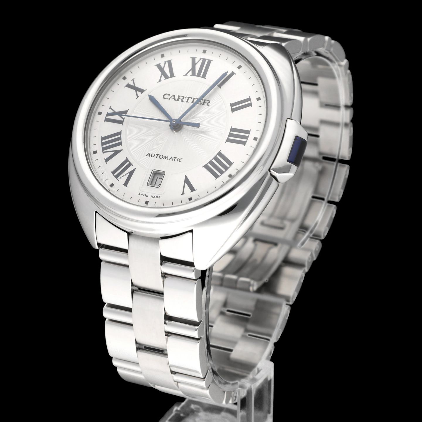Cartier Clé de Cartier WSCL0007 (2020) - Zilver wijzerplaat 40mm Staal (2/8)