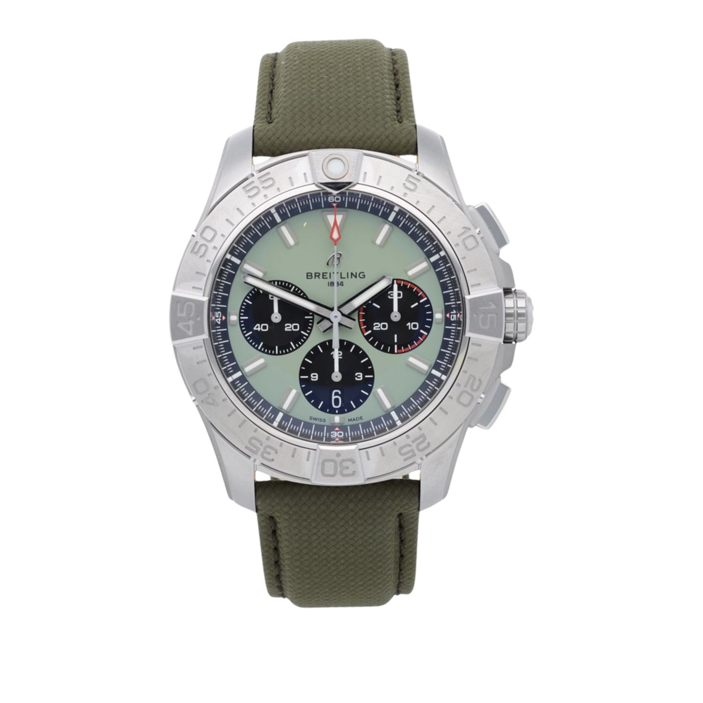 Breitling Avenger AB0147101L1X1 (2025) - Groen wijzerplaat 44mm Staal (1/7)