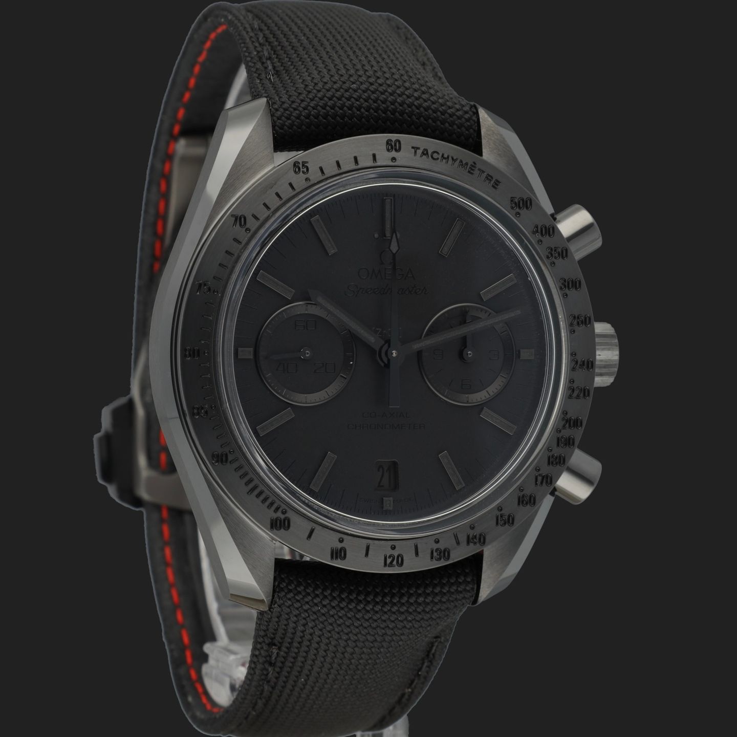 Omega Speedmaster 311.92.44.51.01.005 (2015) - Black dial 44 mm Ceramic case (4/8)