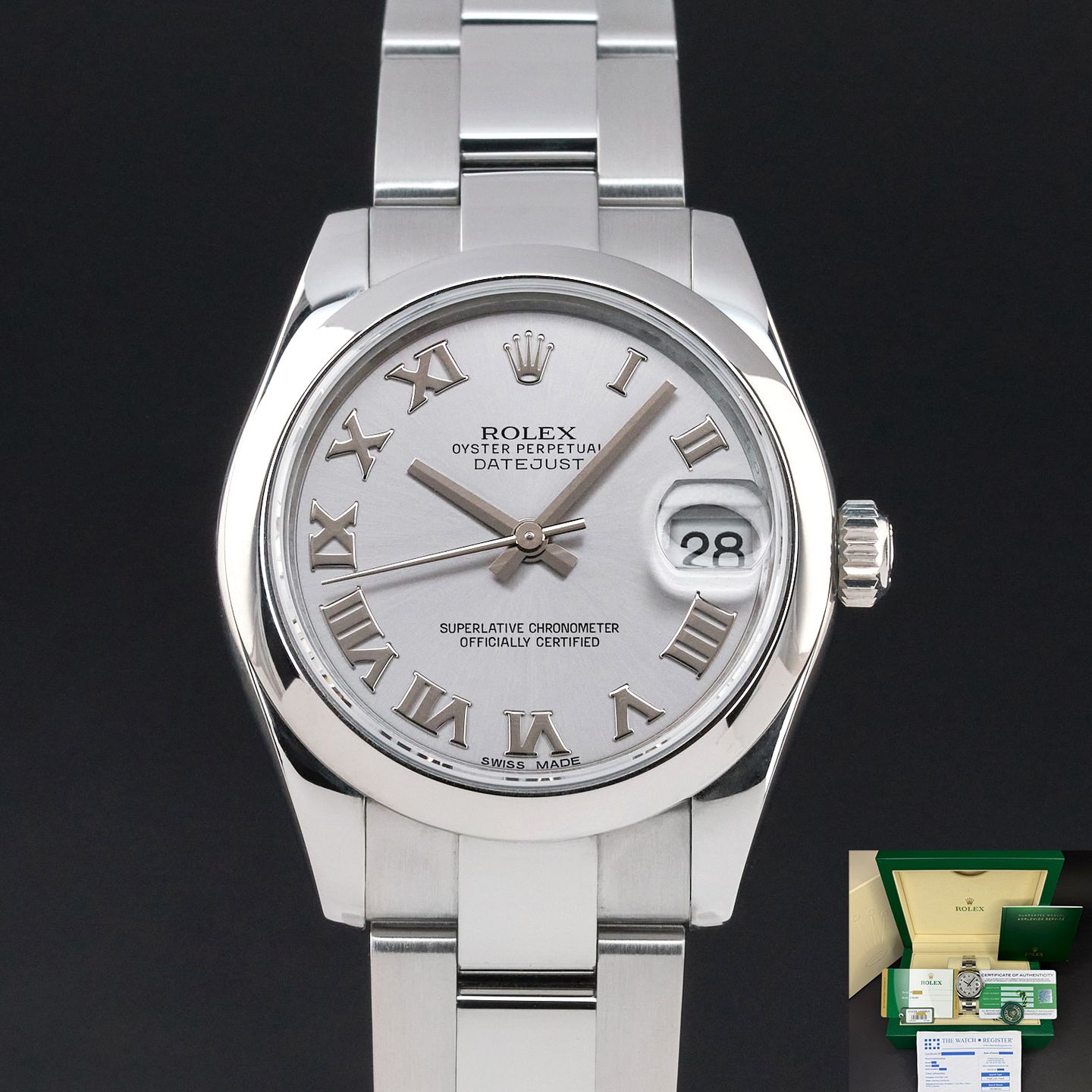 Rolex Datejust 31 178240 (2016) - 31mm Staal (1/8)