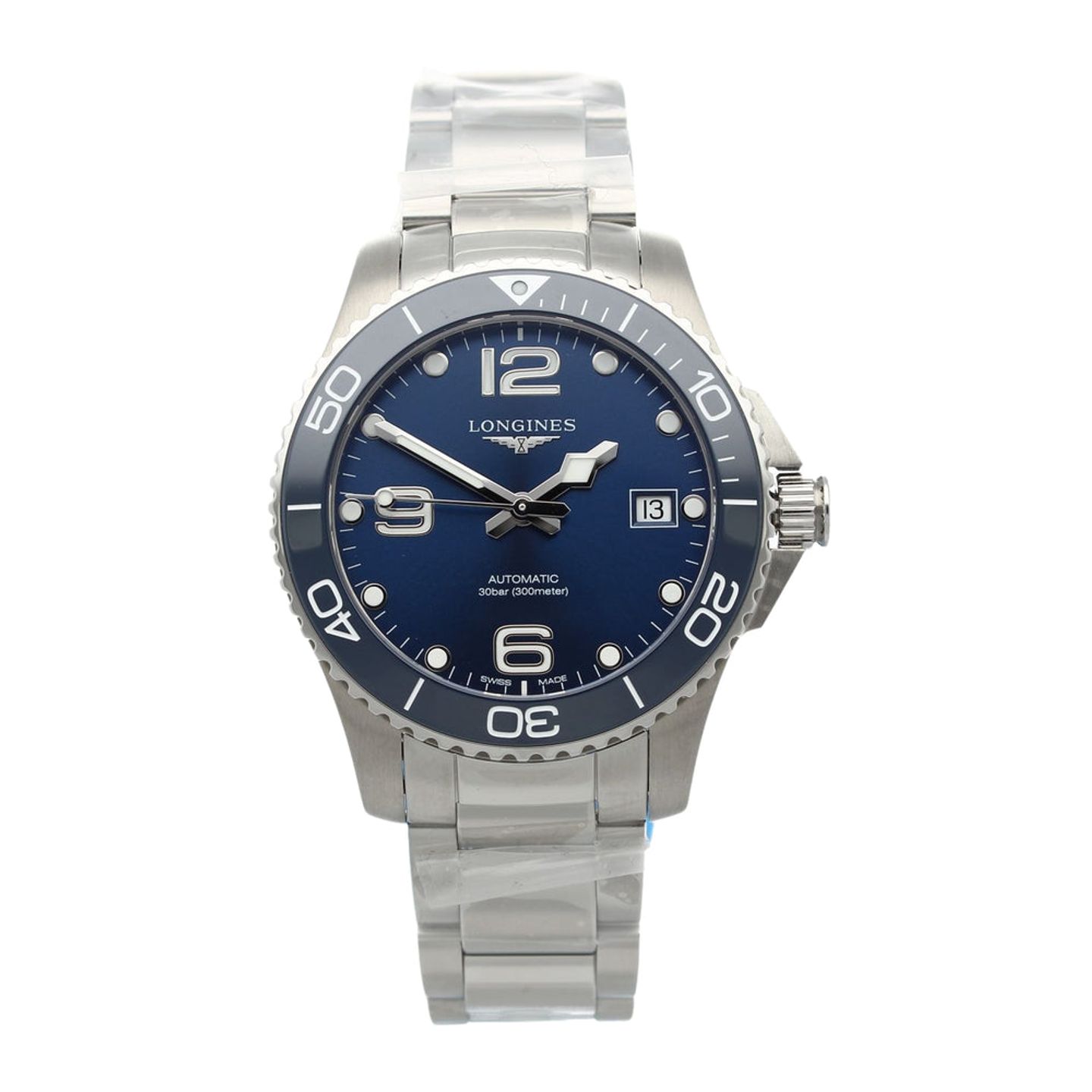 Longines HydroConquest L3.780.4.96.6 (2024) - Blue dial 39 mm Steel case (1/7)