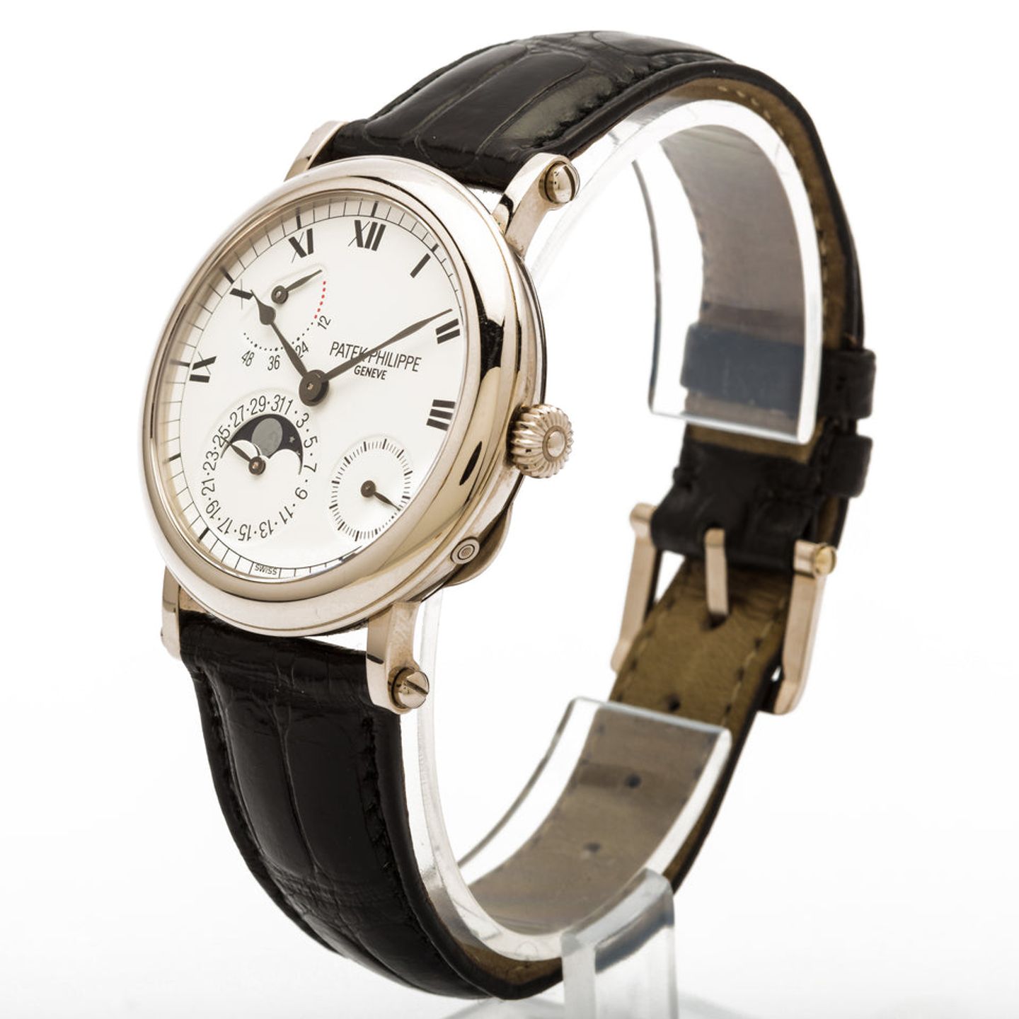 Patek Philippe Complications 5054G (2000) - Wit wijzerplaat 36mm Witgoud (4/7)