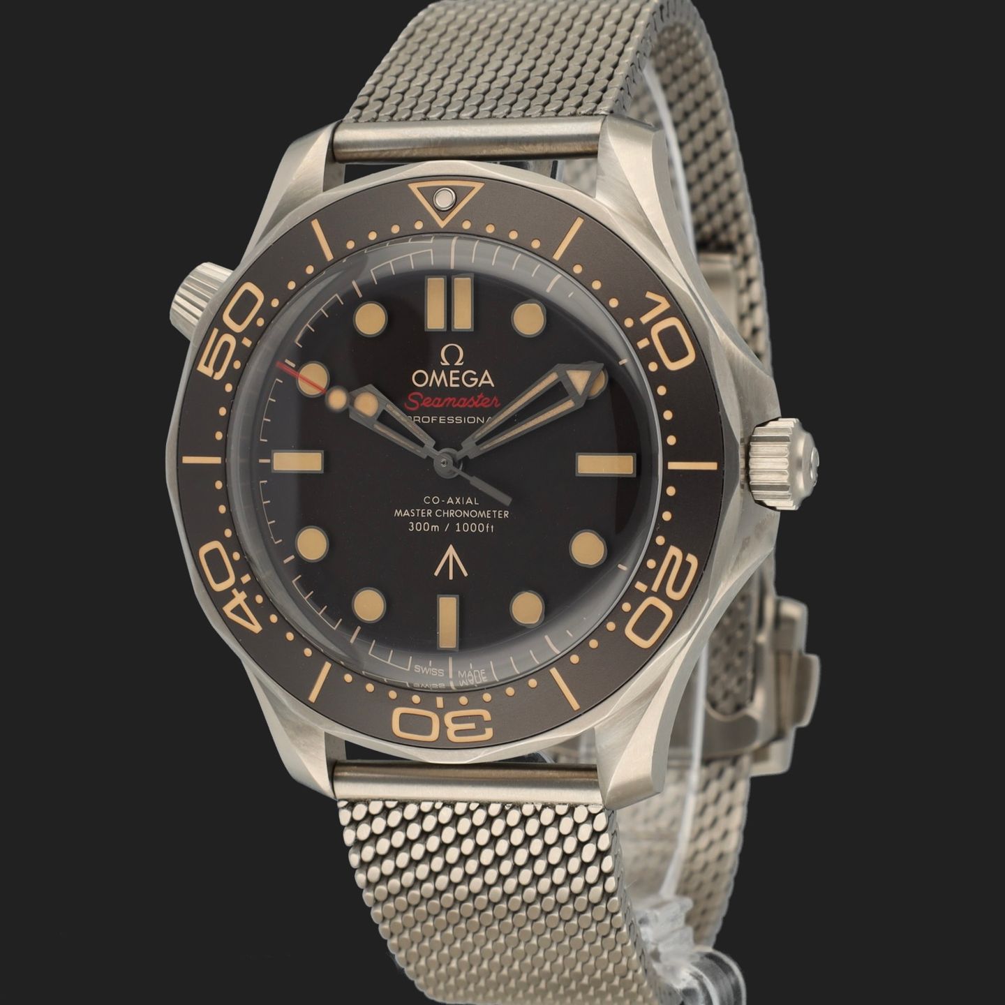 Omega Seamaster Diver 300 M 210.90.42.20.01.001 (2020) - Brown dial 42 mm Titanium case (1/8)