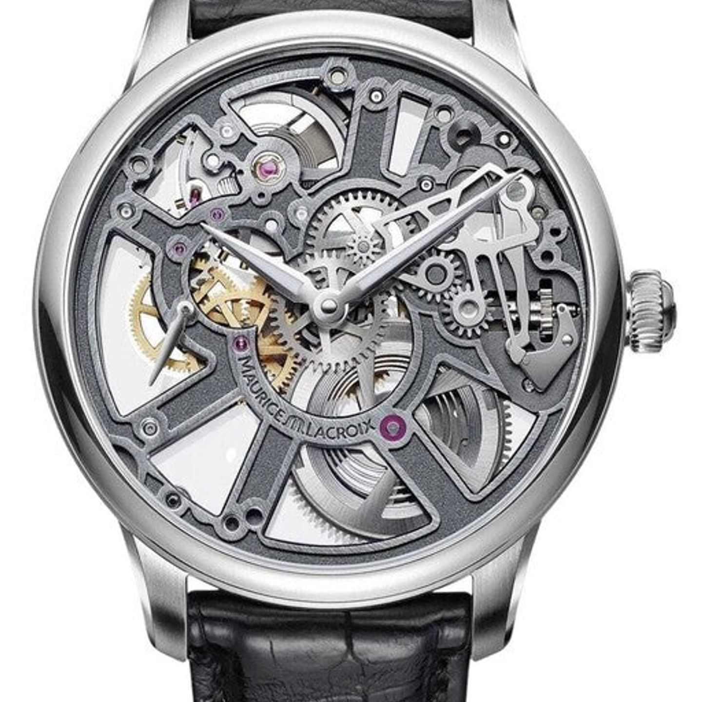 Maurice Lacroix Masterpiece Squelette MP7228-SS001-003-1 (2026) - Transparant wijzerplaat 43mm Staal (1/1)