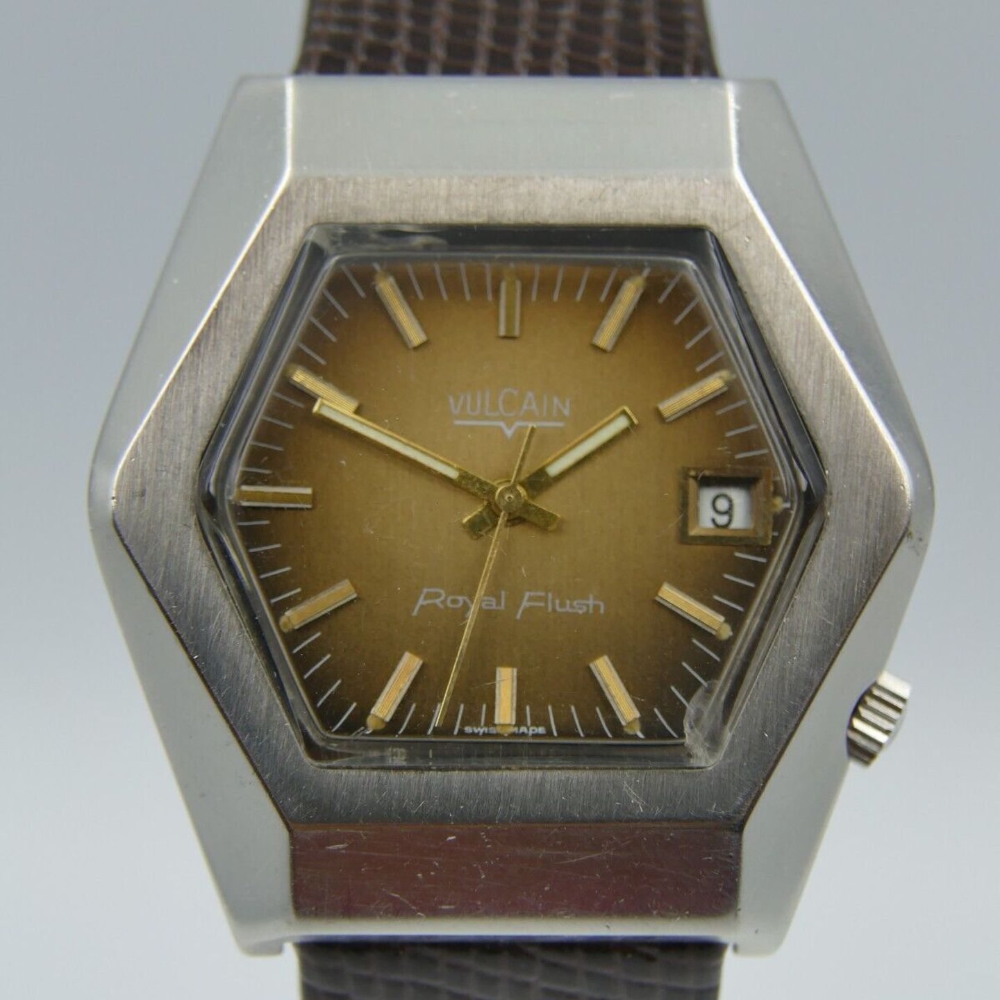 Vulcain Vintage Unknown (Unknown (random serial)) - Brown dial Unknown Unknown case (12/16)