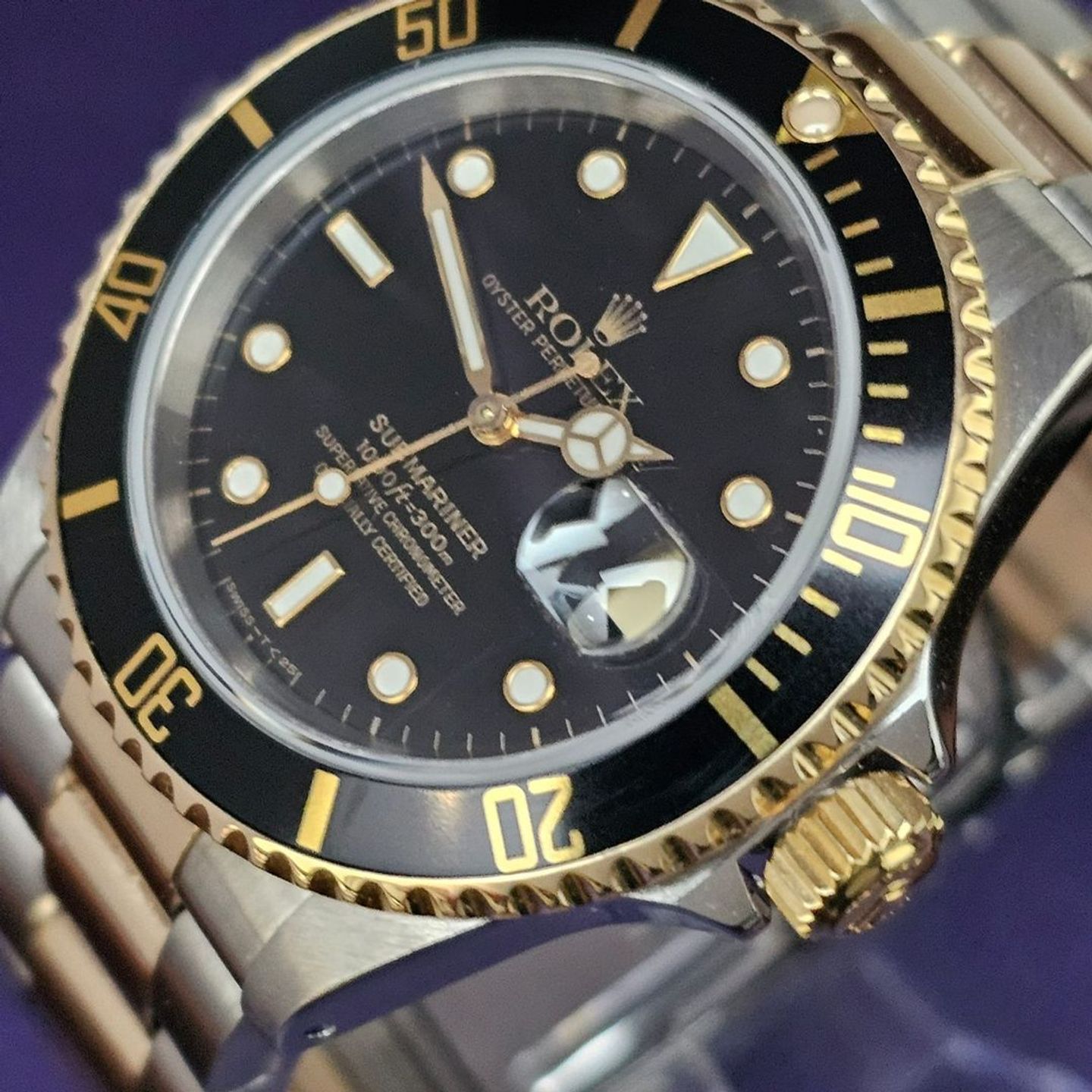 Rolex Submariner Date 16613LN - (3/4)