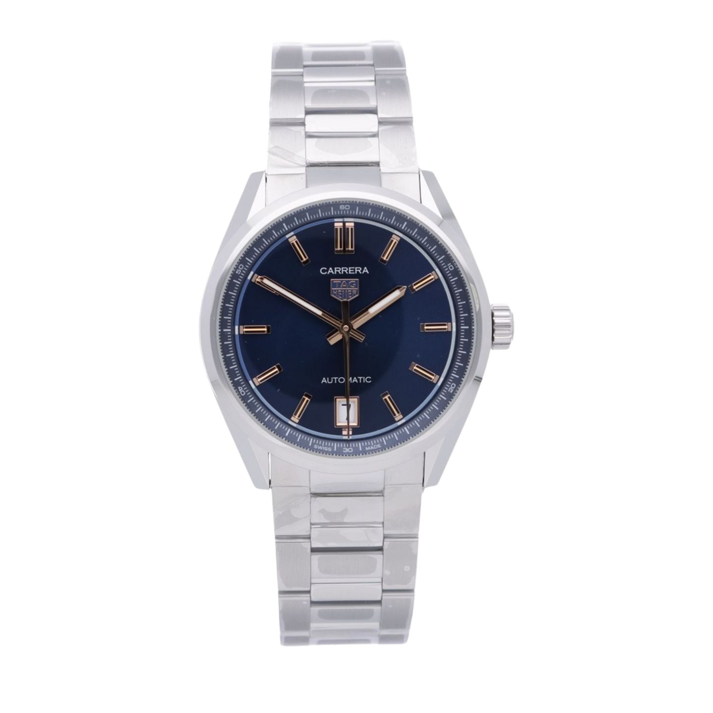 TAG Heuer Carrera WBN2311.BA0001 (2024) - Blue dial 36 mm Steel case (1/7)