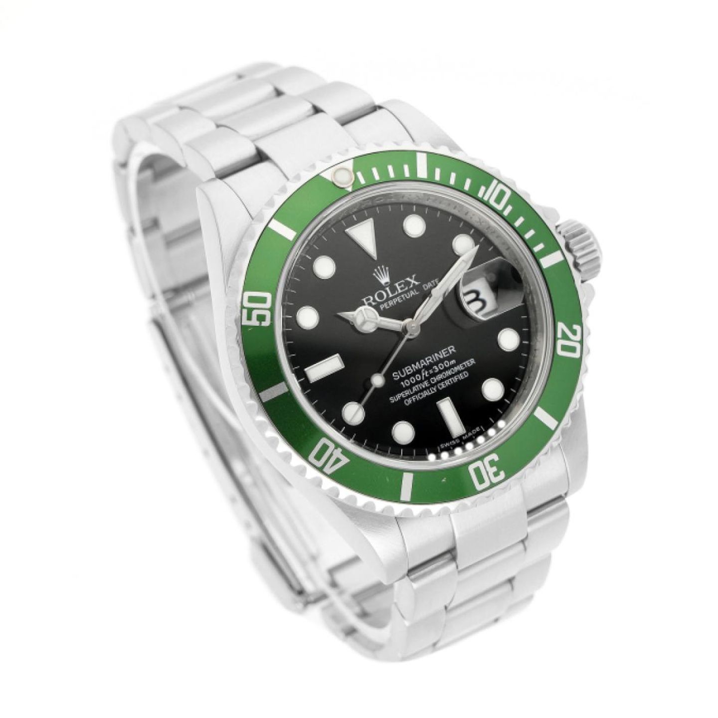 Rolex Submariner Date 16610LV (2010) - Zwart wijzerplaat 40mm Staal (3/5)