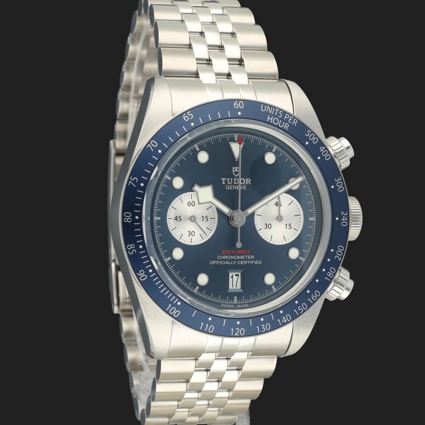 Tudor Black Bay Chrono 79360N (2024) - Roze wijzerplaat 41mm Staal (4/8)