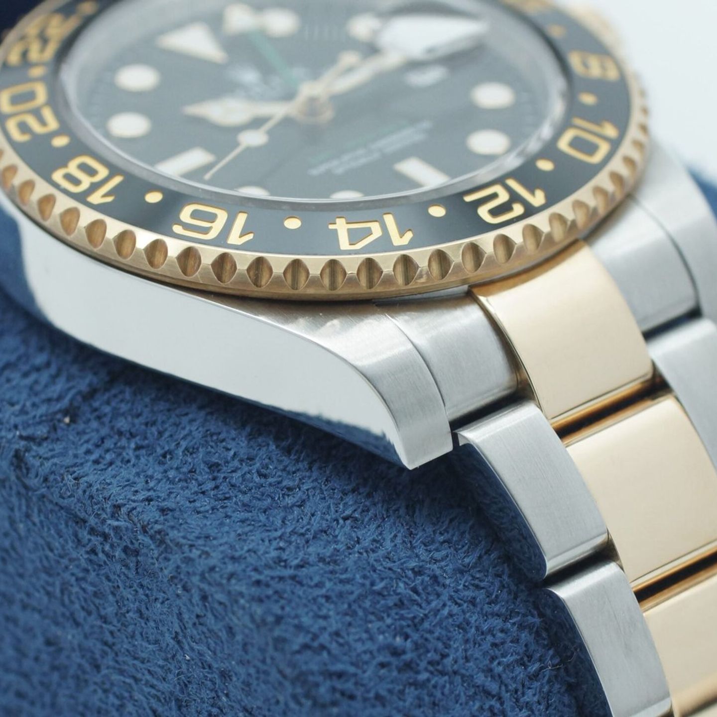 Rolex GMT-Master II 116713LN (2011) - Zwart wijzerplaat 40mm Goud/Staal (7/8)