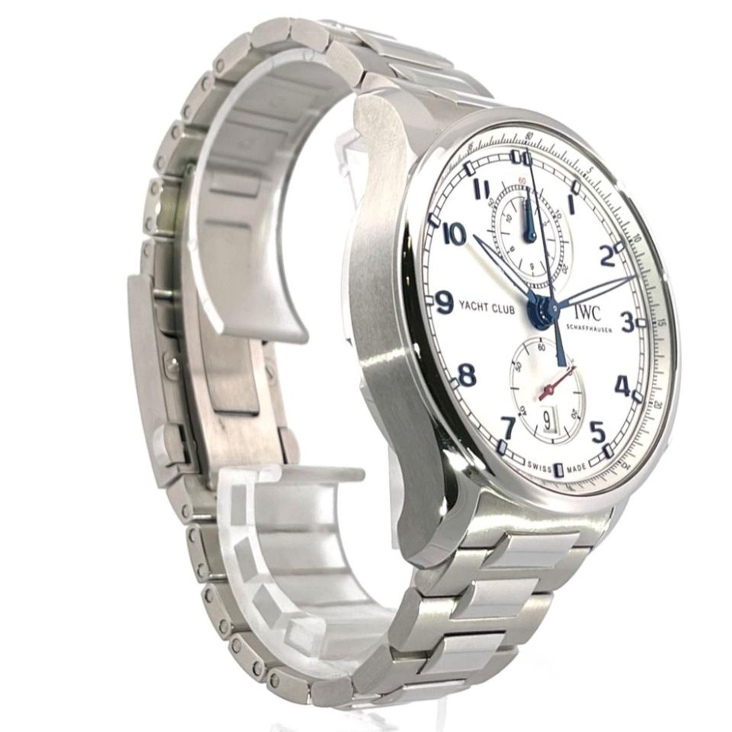 IWC Portuguese Yacht Club Chronograph IW390702 (2023) - Zilver wijzerplaat 45mm Staal (4/8)