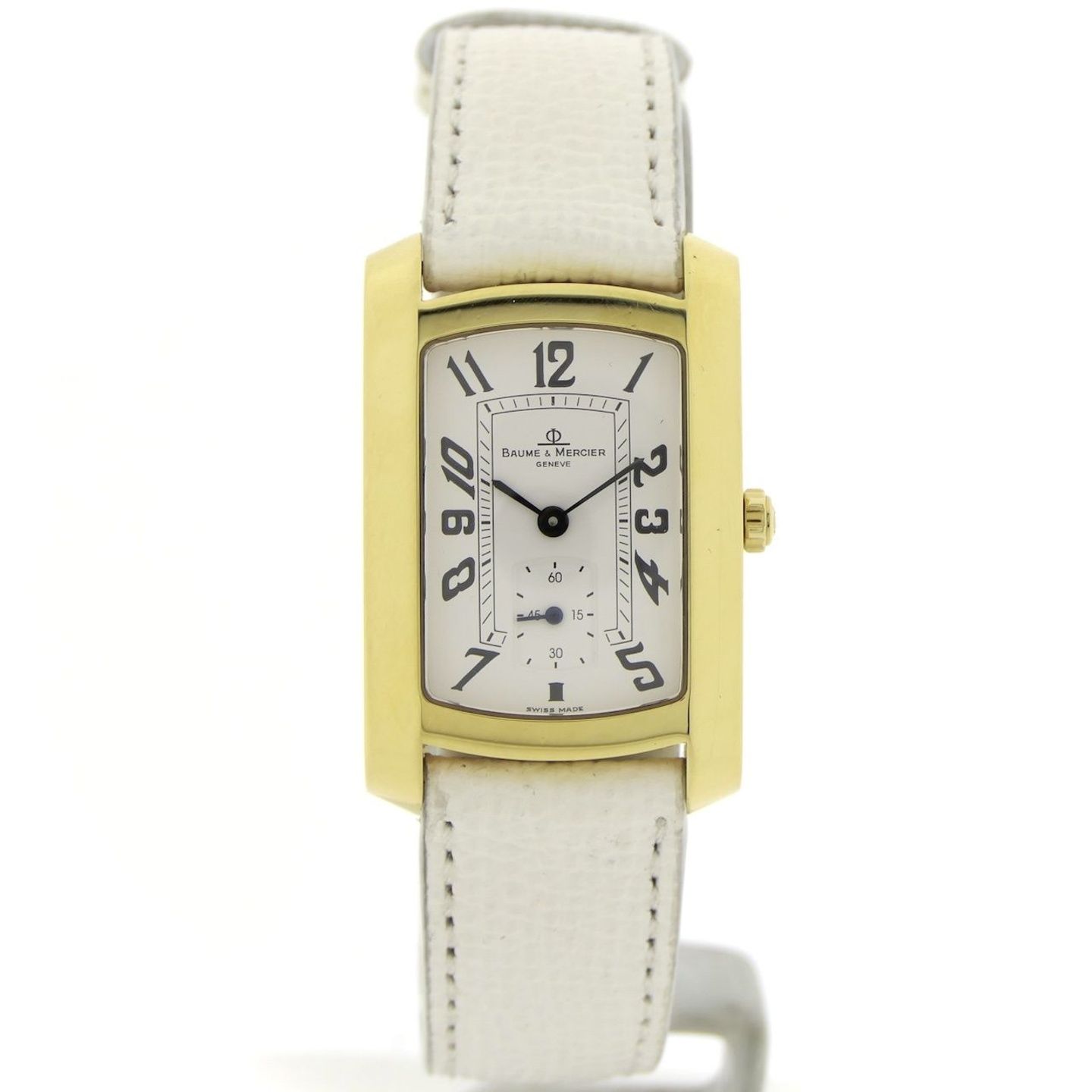 Baume & Mercier Hampton MV045224 (2000) - White dial 26 mm Yellow Gold case (1/8)
