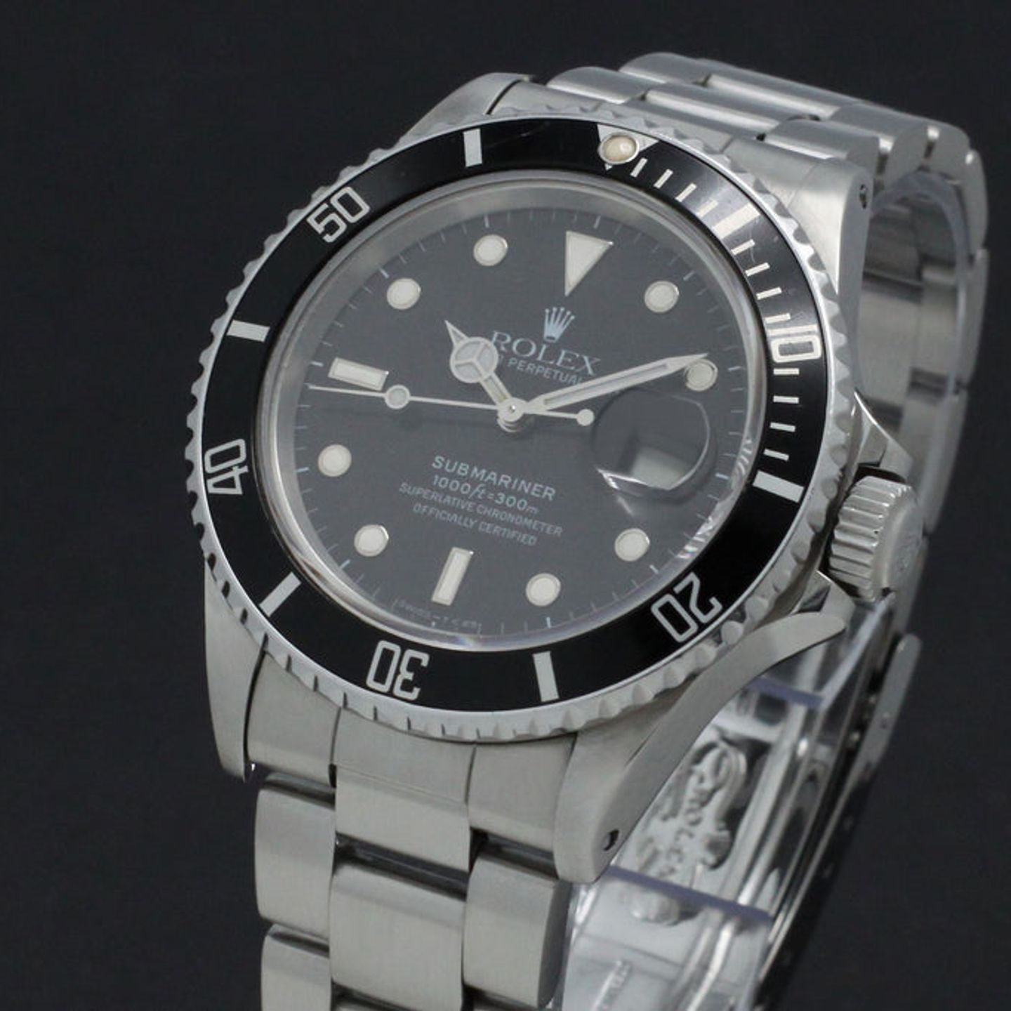 Rolex Submariner Date 16800 (1987) - Black dial 40 mm Steel case (5/6)