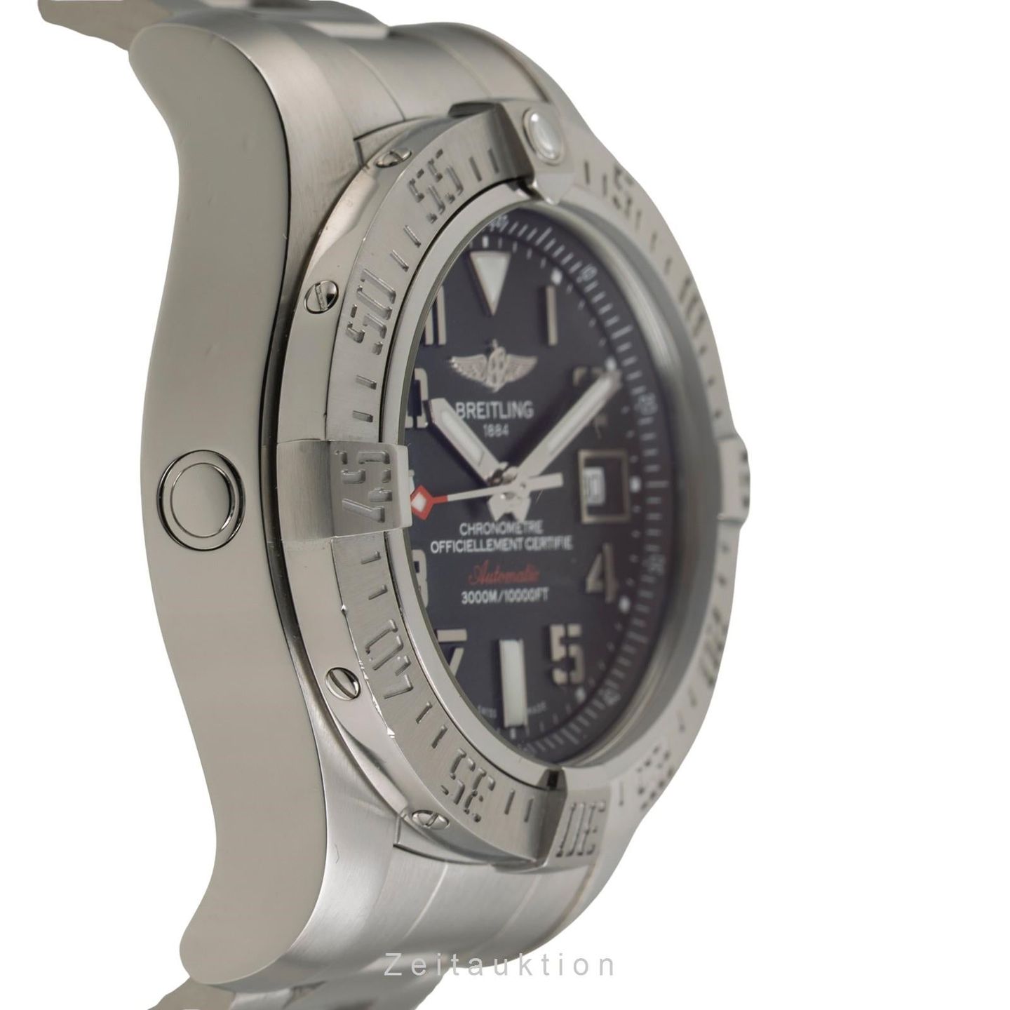 Breitling Avenger II Seawolf A1733110/BC31 (Unknown (random serial)) - Black dial 45 mm Steel case (6/8)