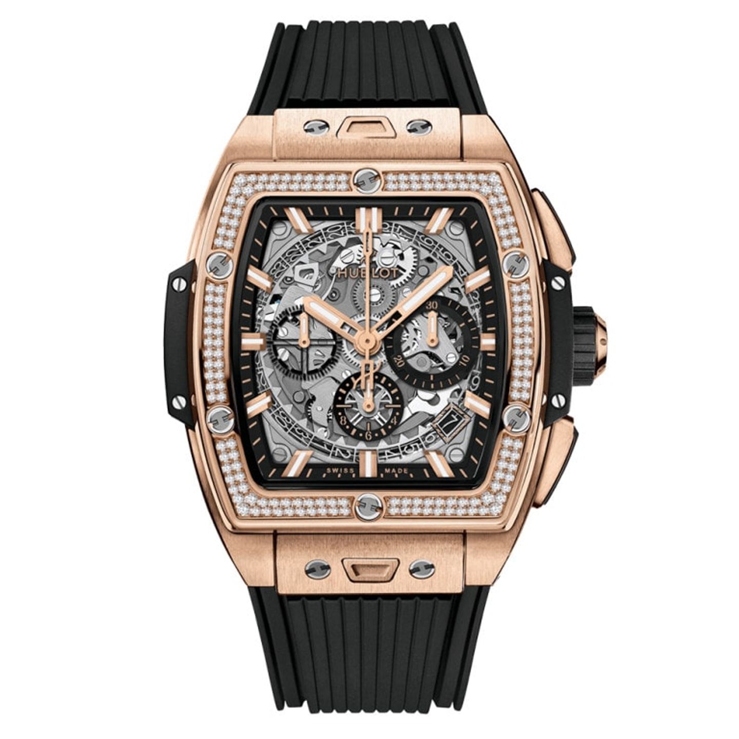 Hublot Spirit of Big Bang 642.OX.0180.RX.1104 (2025) - Transparant wijzerplaat 42mm Roségoud (1/1)