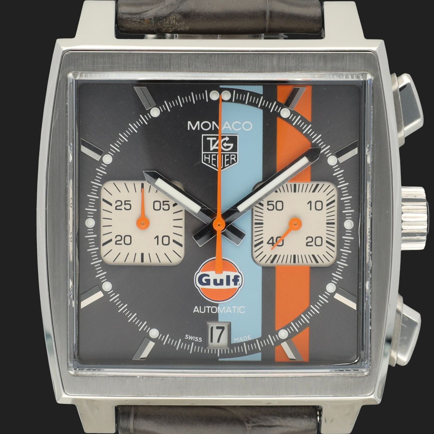 TAG Heuer Monaco Calibre 12 CAW2113 (2009) - 39mm Staal (2/8)