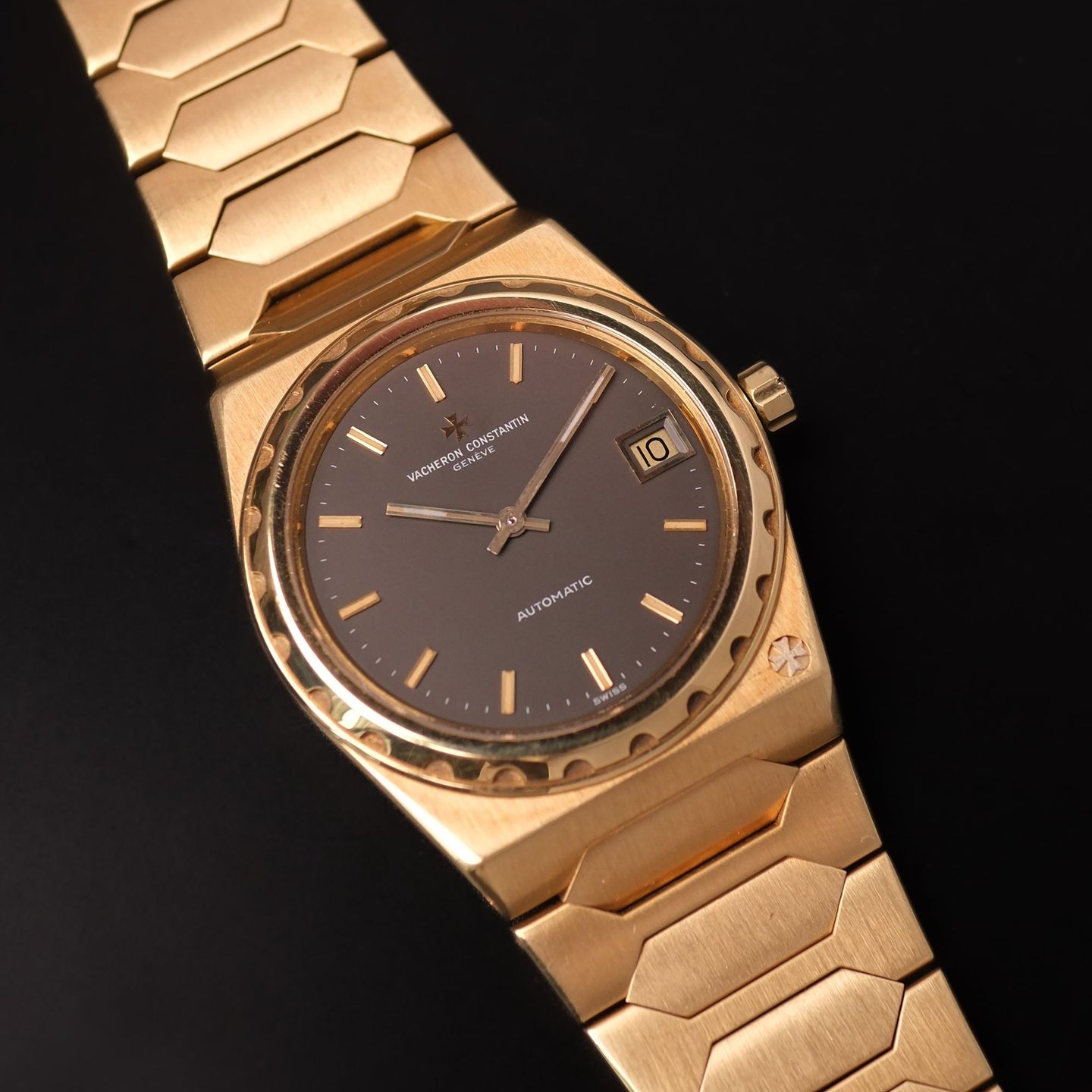 Vacheron Constantin Overseas 222 (1977) - Grey dial 38 mm Yellow Gold case (4/16)