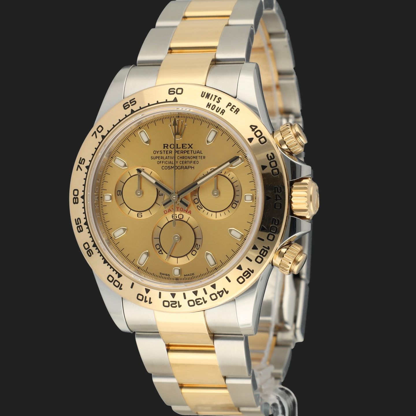 Rolex Daytona 116503 (2023) - Champagne dial 40 mm Gold/Steel case (1/8)