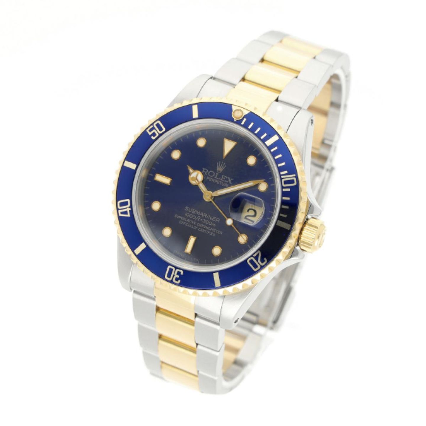 Rolex Submariner Date 16613 (1990) - 40mm Goud/Staal (2/5)