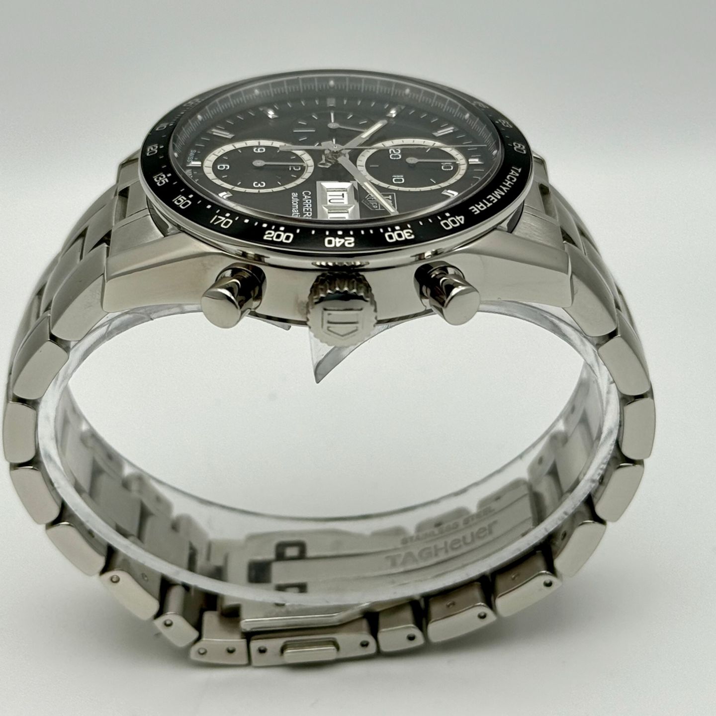 TAG Heuer Carrera Calibre 16 CV201AG.BA0725 (2014) - Black dial 41 mm Steel case (6/8)