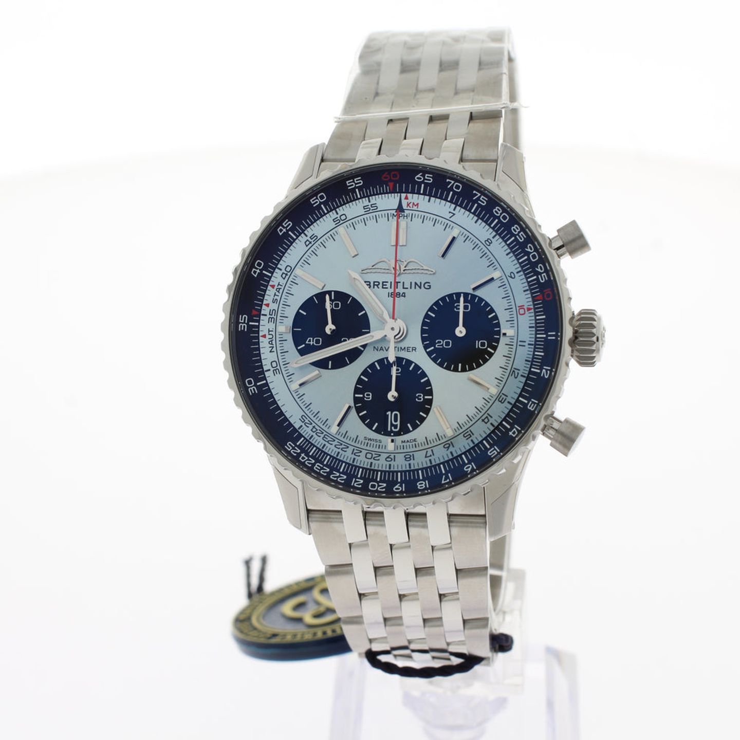 Breitling Navitimer 1 B01 Chronograph AB0138241C1A1 (2025) - Blue dial 43 mm Steel case (1/4)