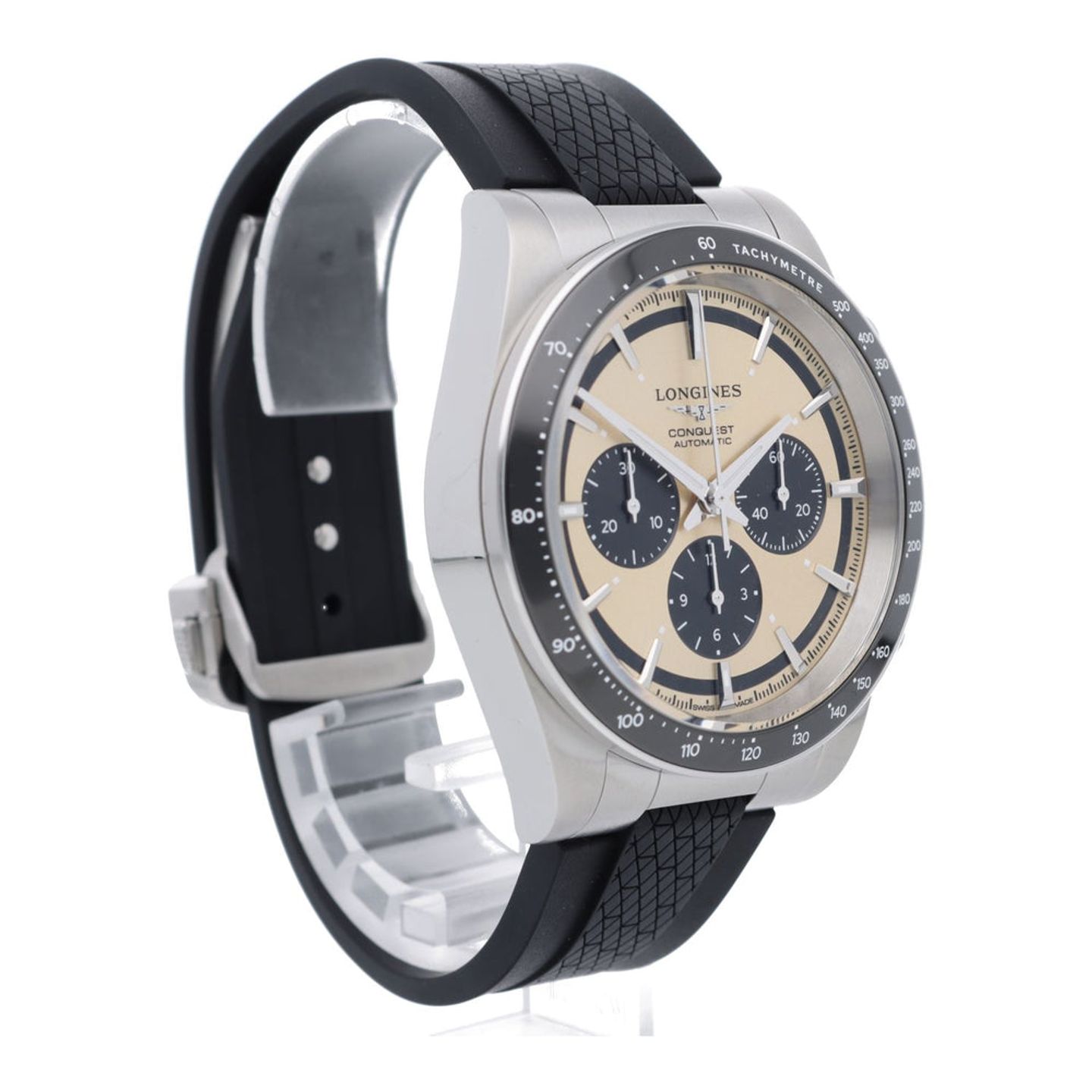 Longines Conquest L3.835.4.32.9 (2025) - Champagne dial 42 mm Steel case (7/7)