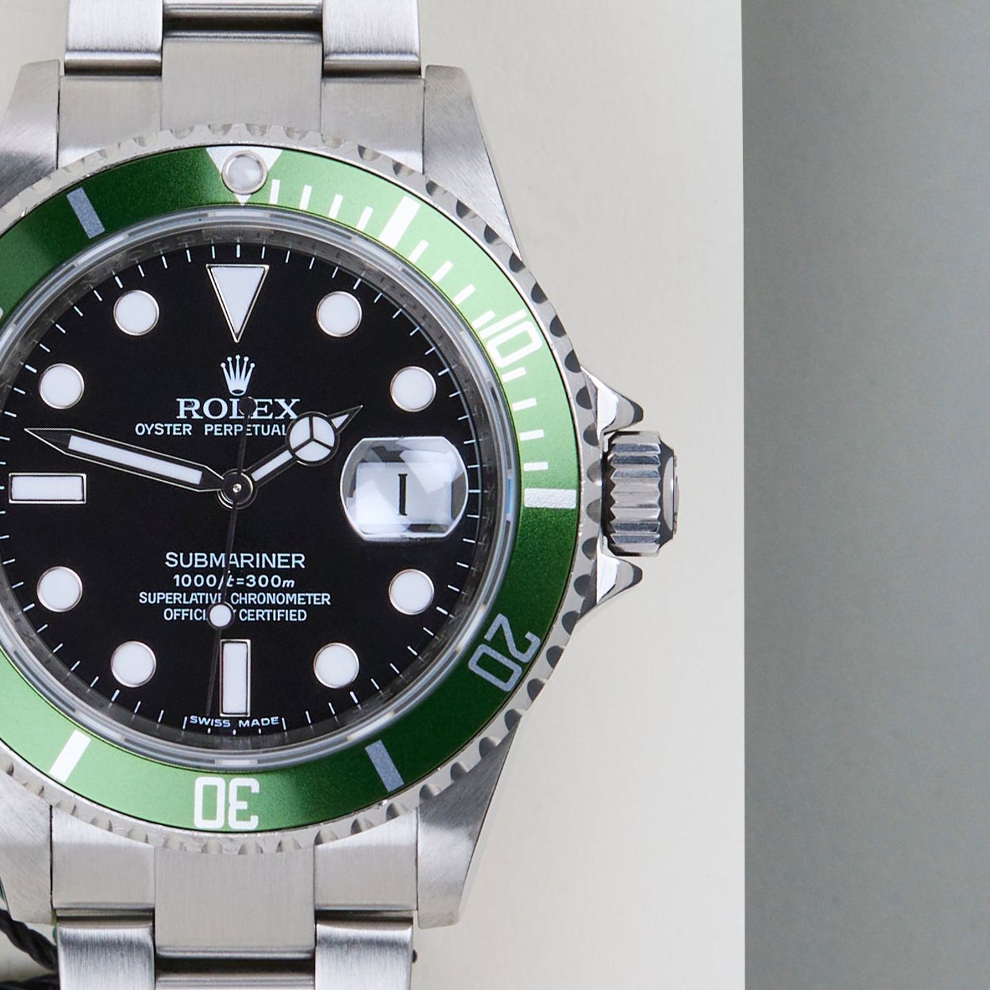 Rolex Submariner Date 16610LV (2007) - Black dial 40 mm Steel case (5/8)