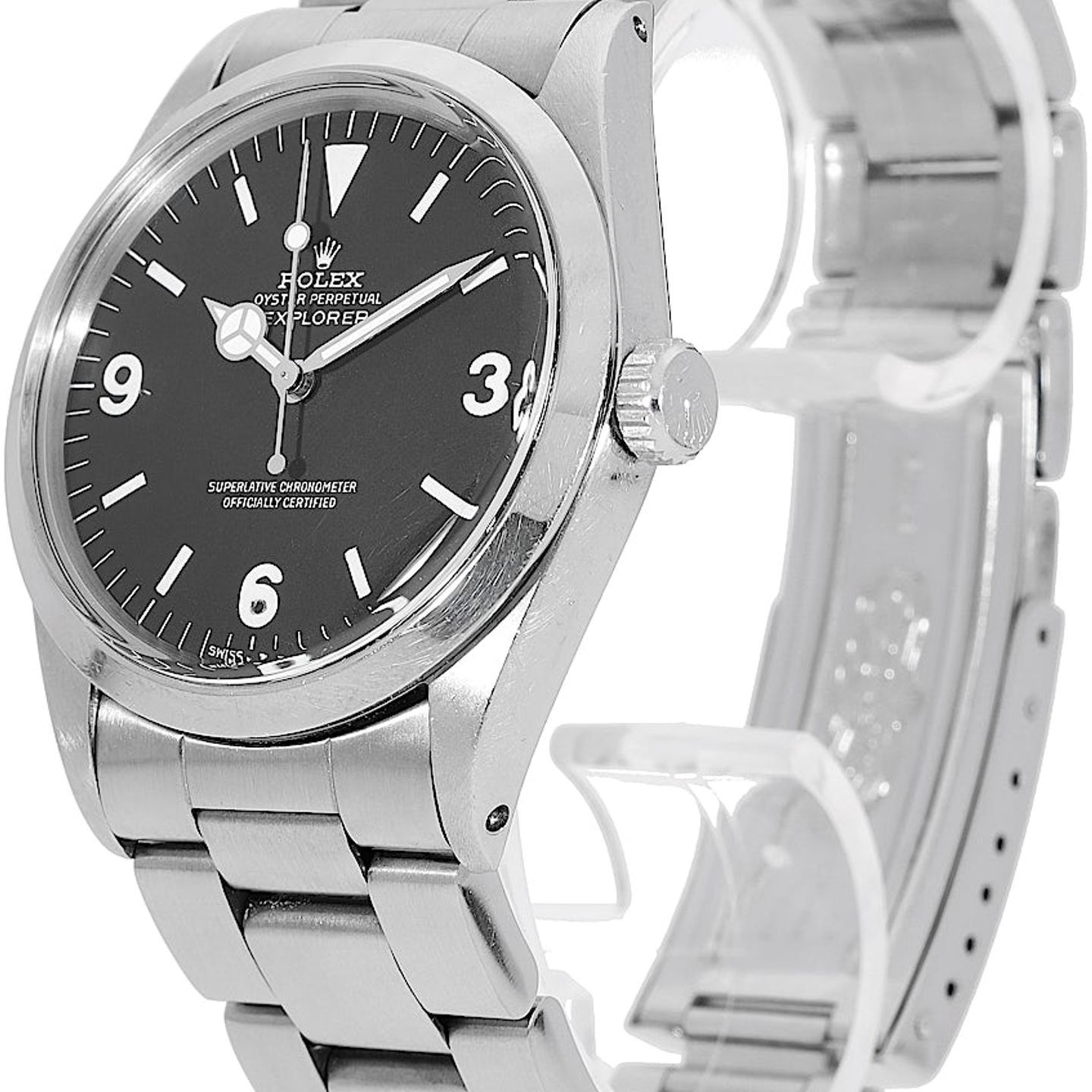 Rolex Explorer 1016 (1969) - Black dial 36 mm Steel case (3/5)