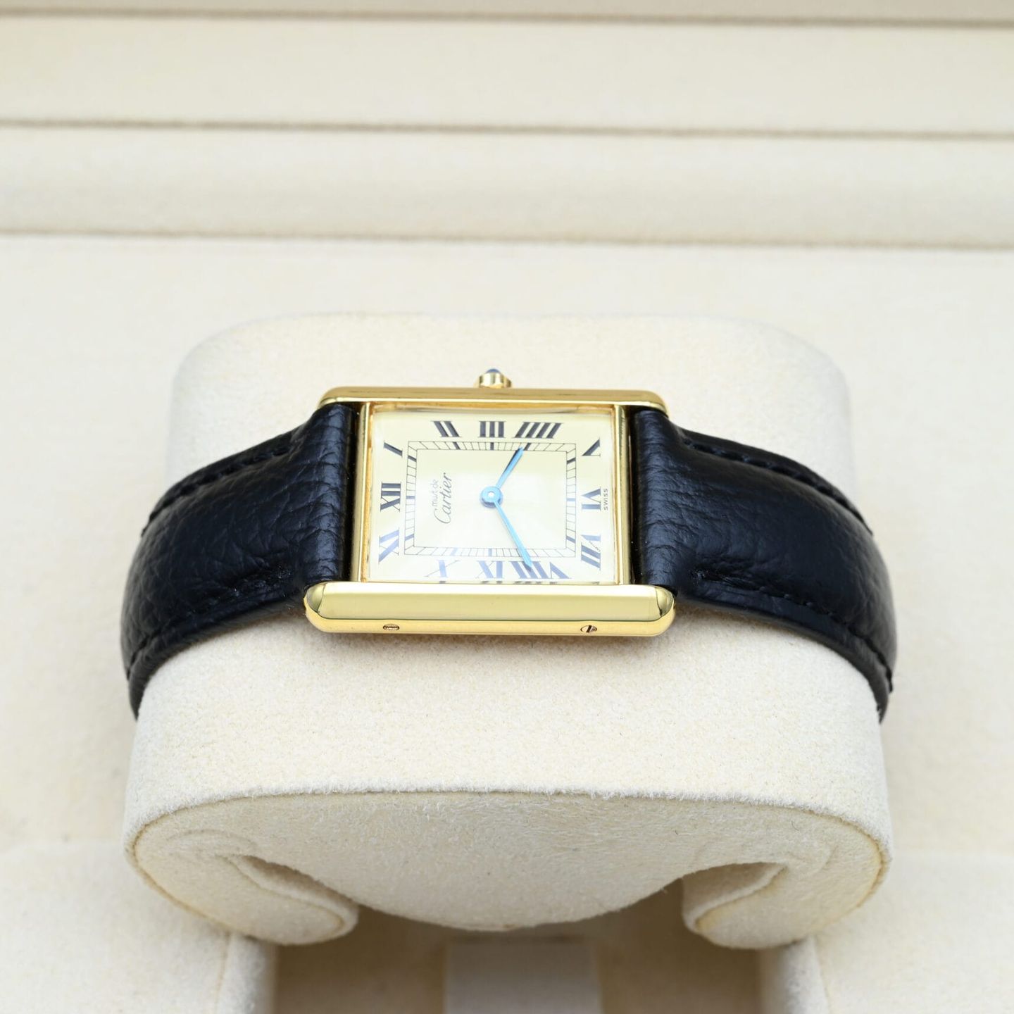 Cartier Tank 1615 (Unknown (random serial)) - Yellow dial 23 mm Unknown case (3/8)