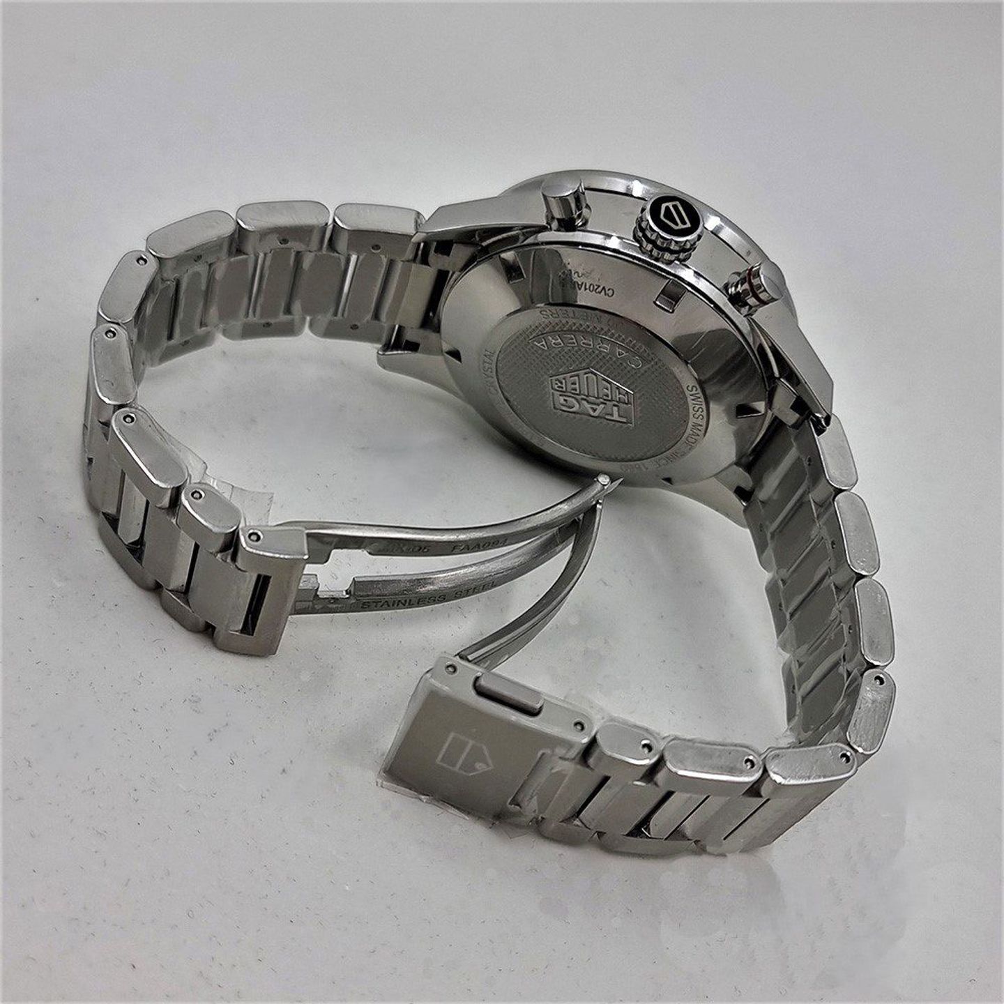 TAG Heuer Carrera Calibre 16 CV201AR.BA0715 (2025) - Blue dial 41 mm Steel case (6/8)