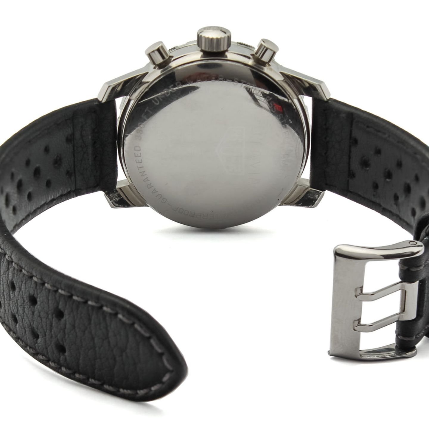 Heuer Autavia 2446C (Unknown (random serial)) - Black dial 40 mm Steel case (10/10)