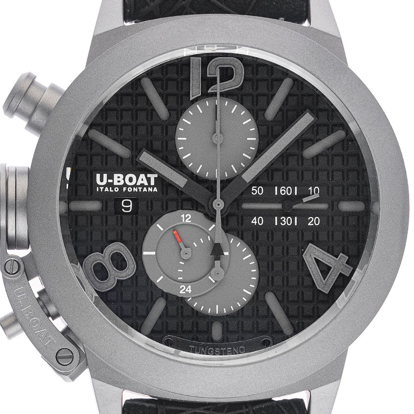 U-Boat Classico 3004 (Unknown (random serial)) - Black dial 45 mm Titanium case (1/7)
