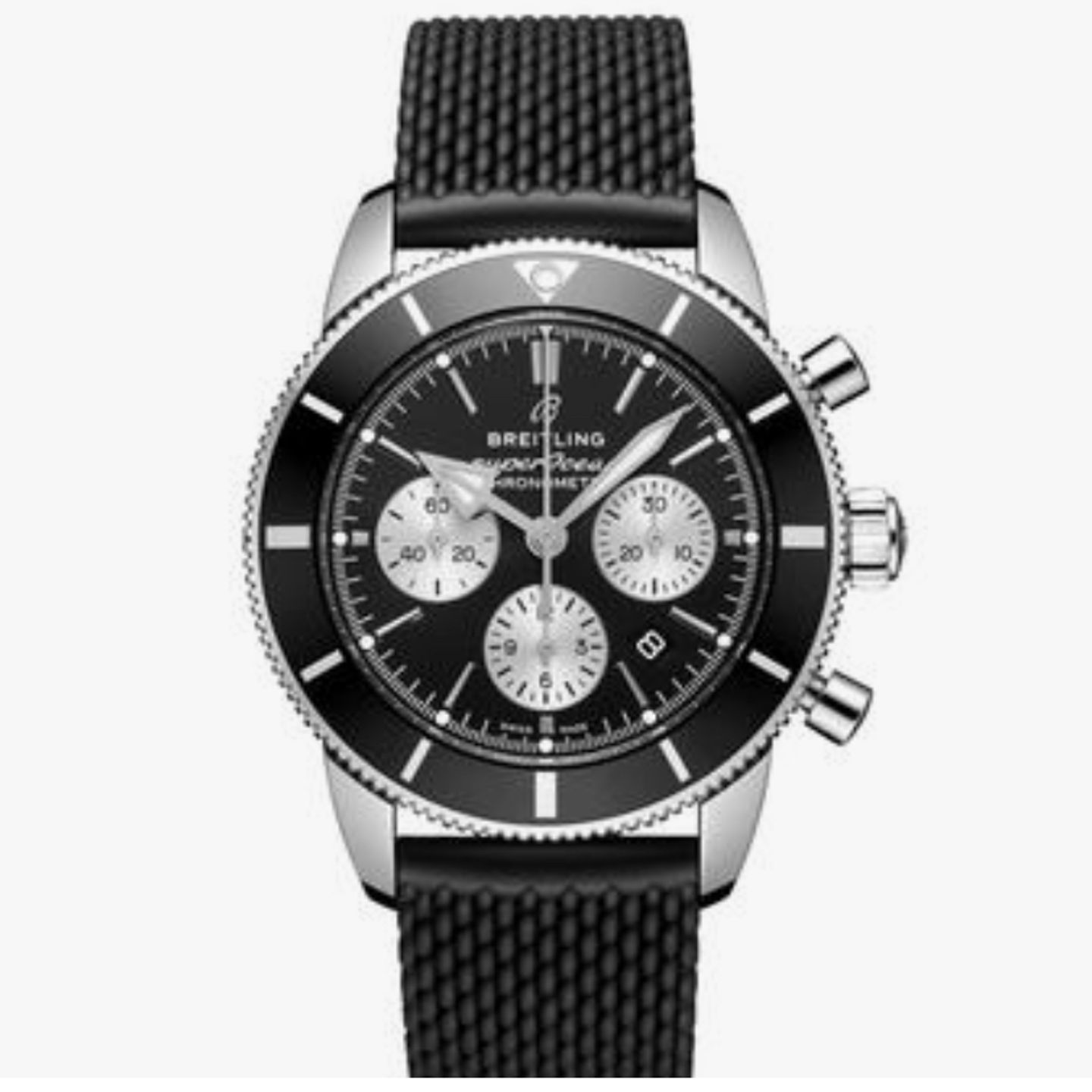 Breitling Superocean Heritage II Chronograph AB0162121B1S1 (2024) - Black dial 44 mm Steel case (1/1)