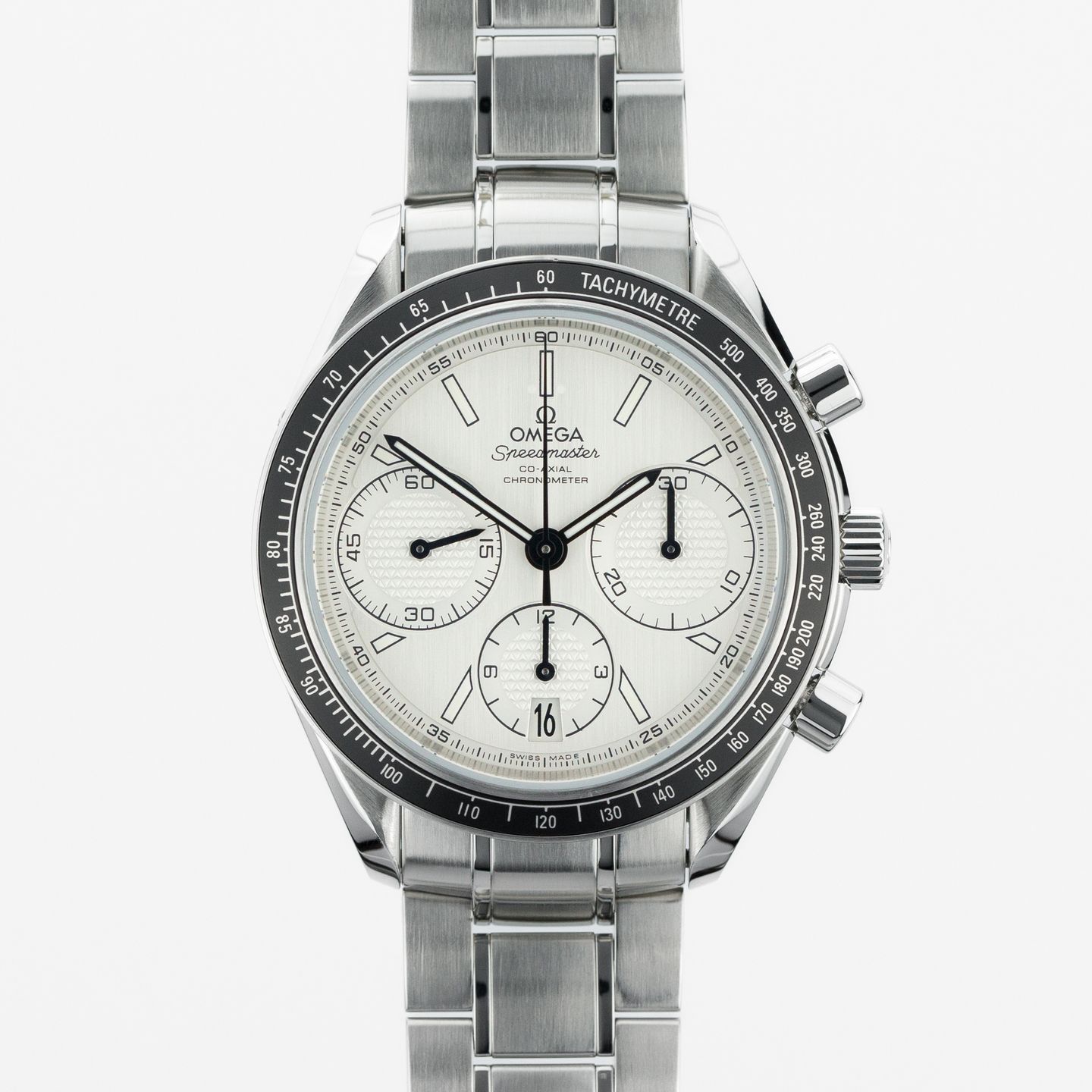 Omega Speedmaster Racing 326.30.40.50.02.001 (Unknown (random serial)) - Silver dial 40 mm Steel case (1/8)