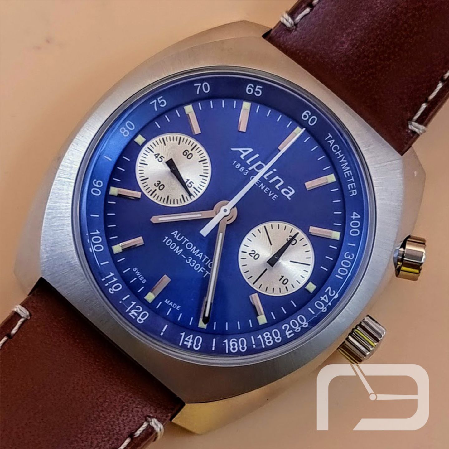 Alpina Startimer AL-727LNN4H6-QK (2024) - Blue dial 42 mm Steel case (1/8)