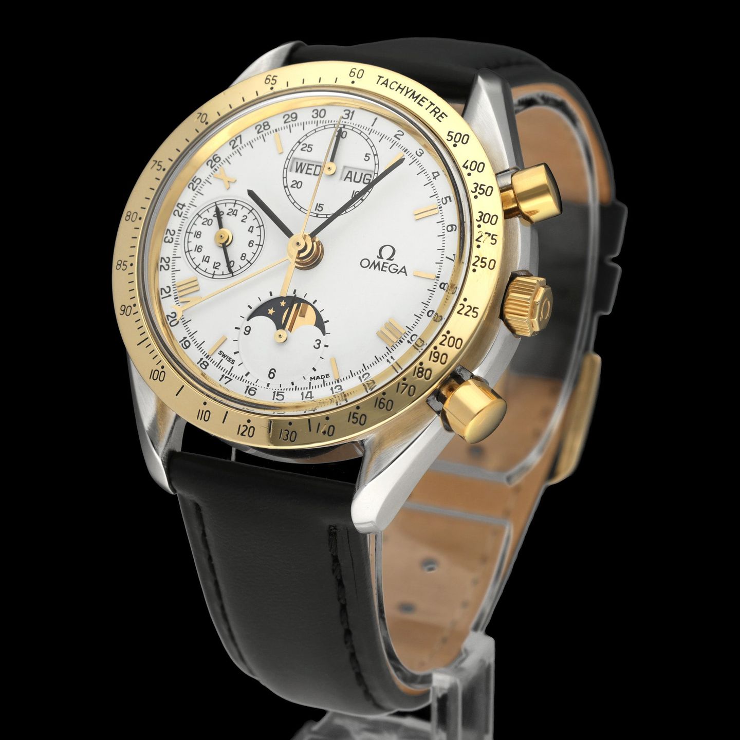 Omega Speedmaster 3330.20.00 (1992) - Wit wijzerplaat 39mm Staal (2/8)