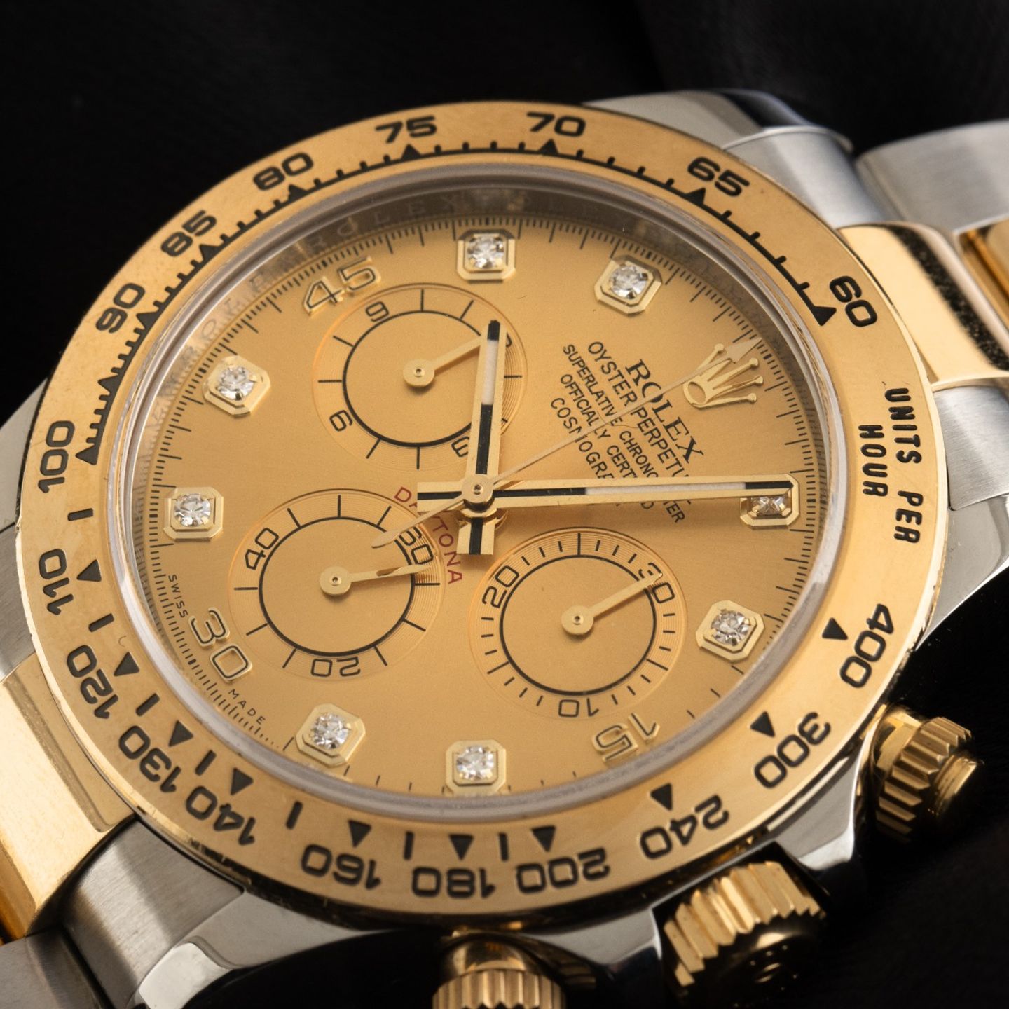 Rolex Daytona 116503 (2019) - Champagne dial 40 mm Gold/Steel case (3/7)